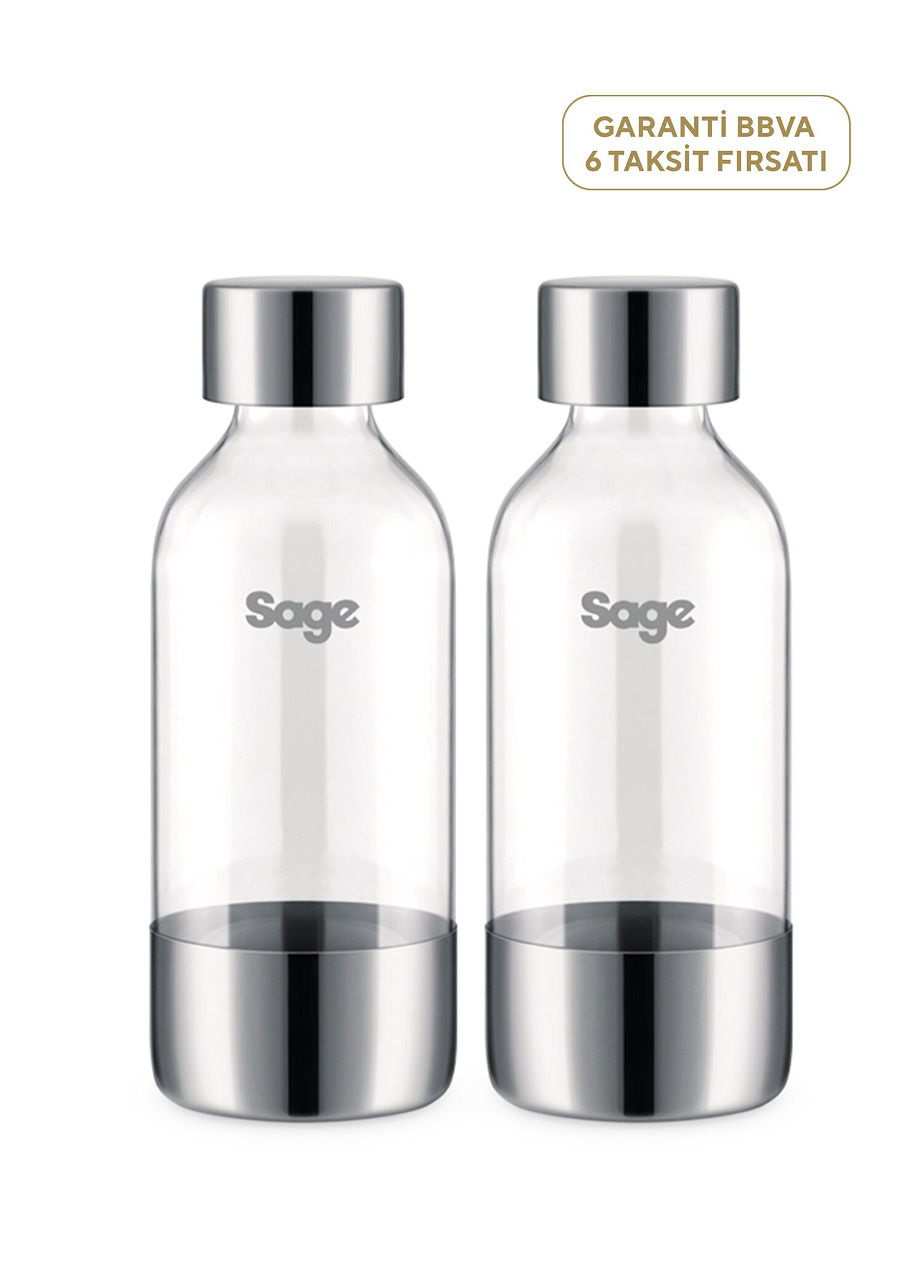 The InFizz™ Bottles 2'li Soda Makinesi Şişesi 0.6 Lt