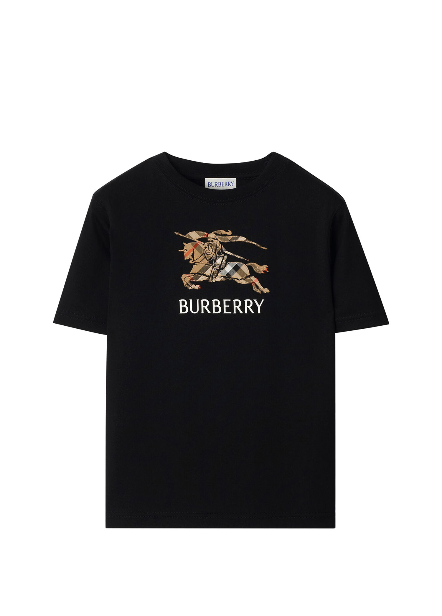 Cedar Knıght Baskılı Siyah Kısa Kollu Unisex Çocuk T-Shirt
