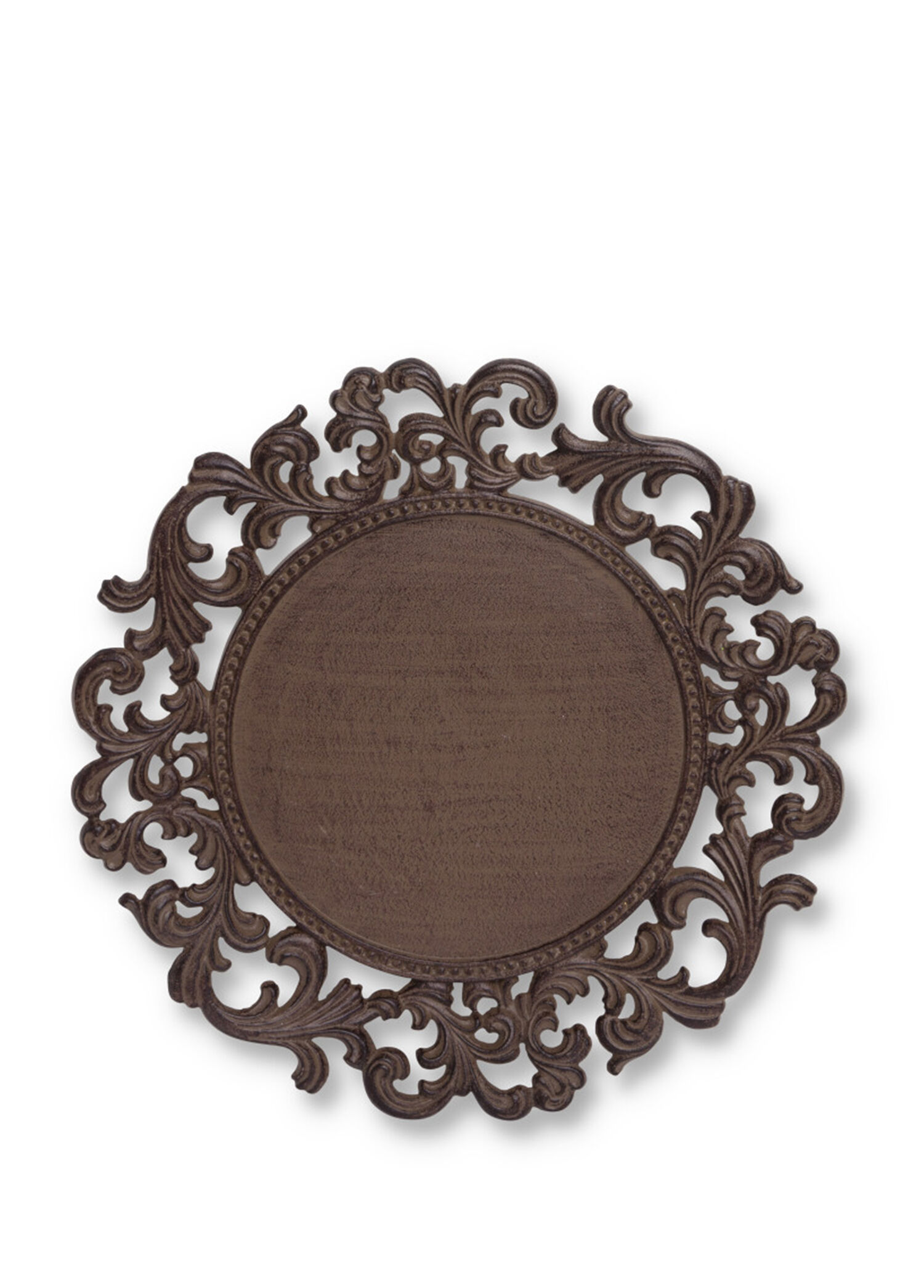 Acanthus Charger Bronz Alüminyum Supla 34 cm