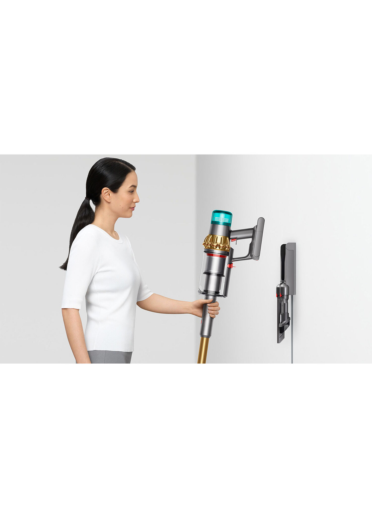 Dyson - V15 Detect Hepa Kablosuz Dikey Süpürge - Altın