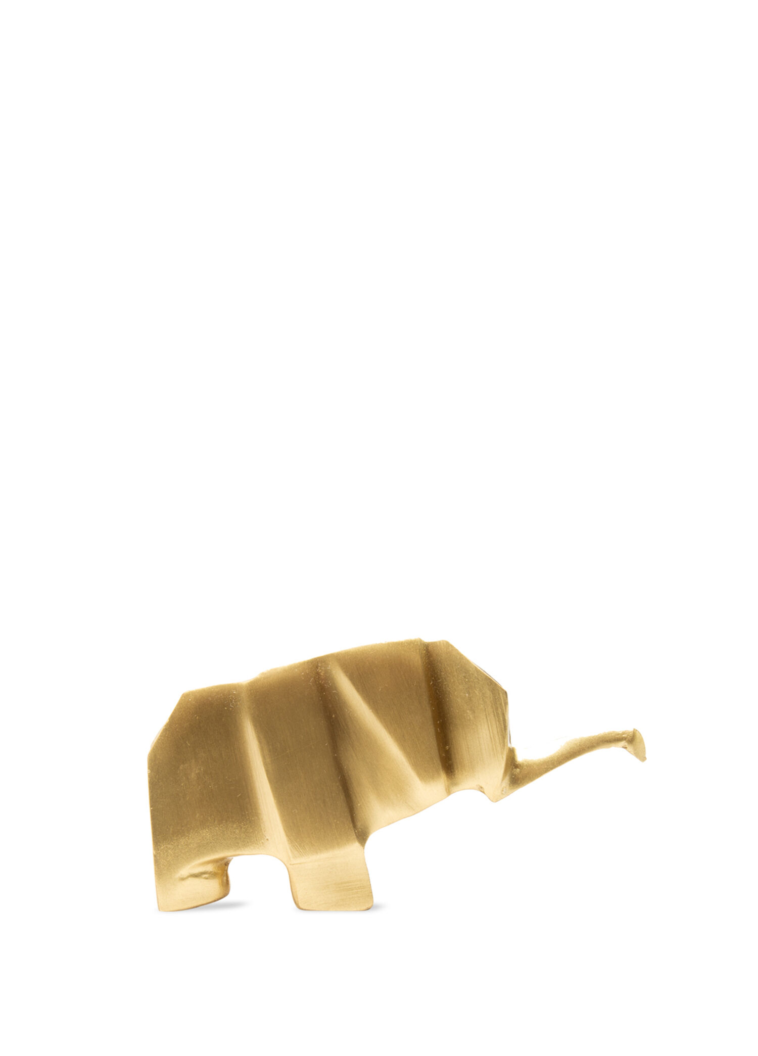 Pirinç Origami Fil Dekoratif Obje