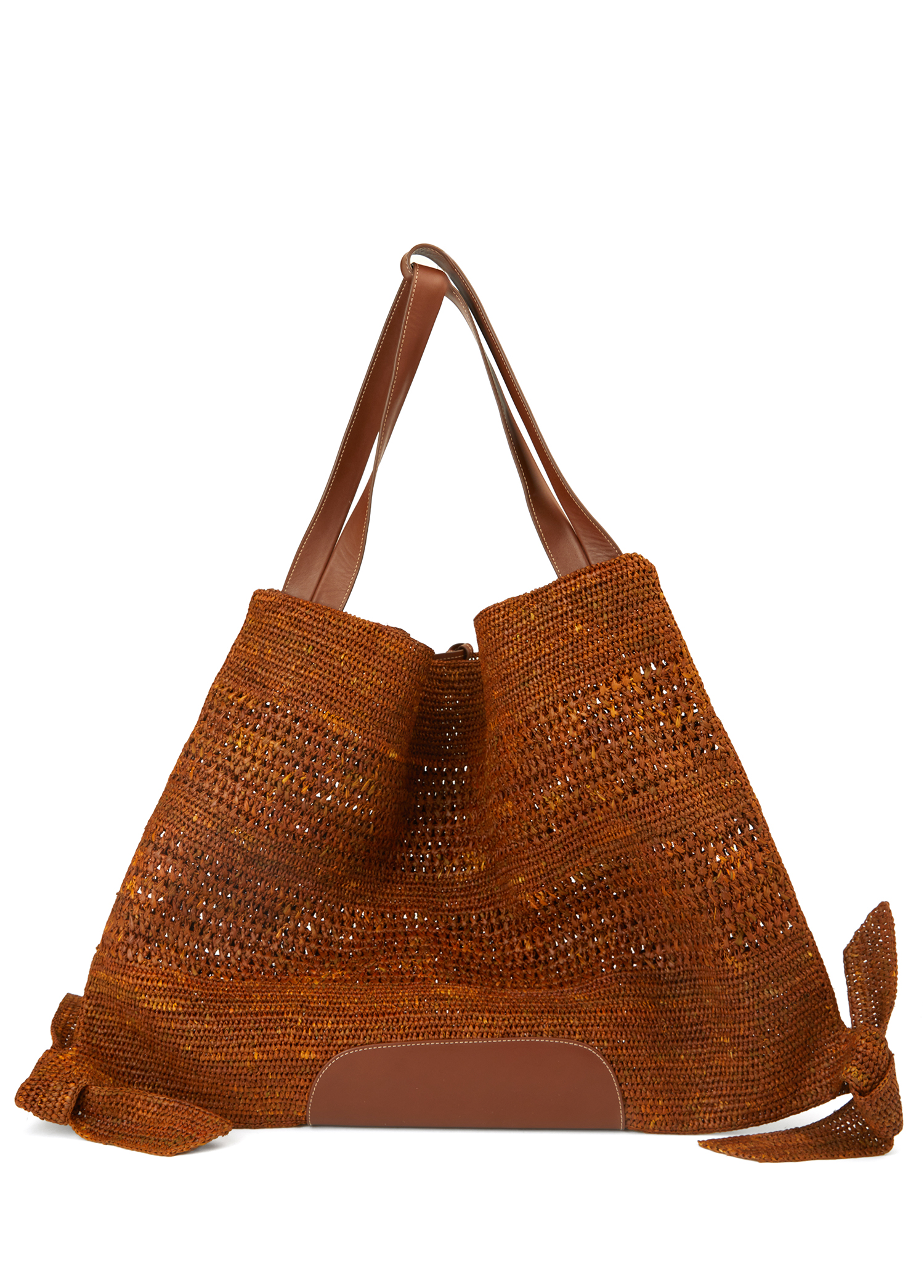 Hereu Cador Brown Women's Raffia Beach Bag