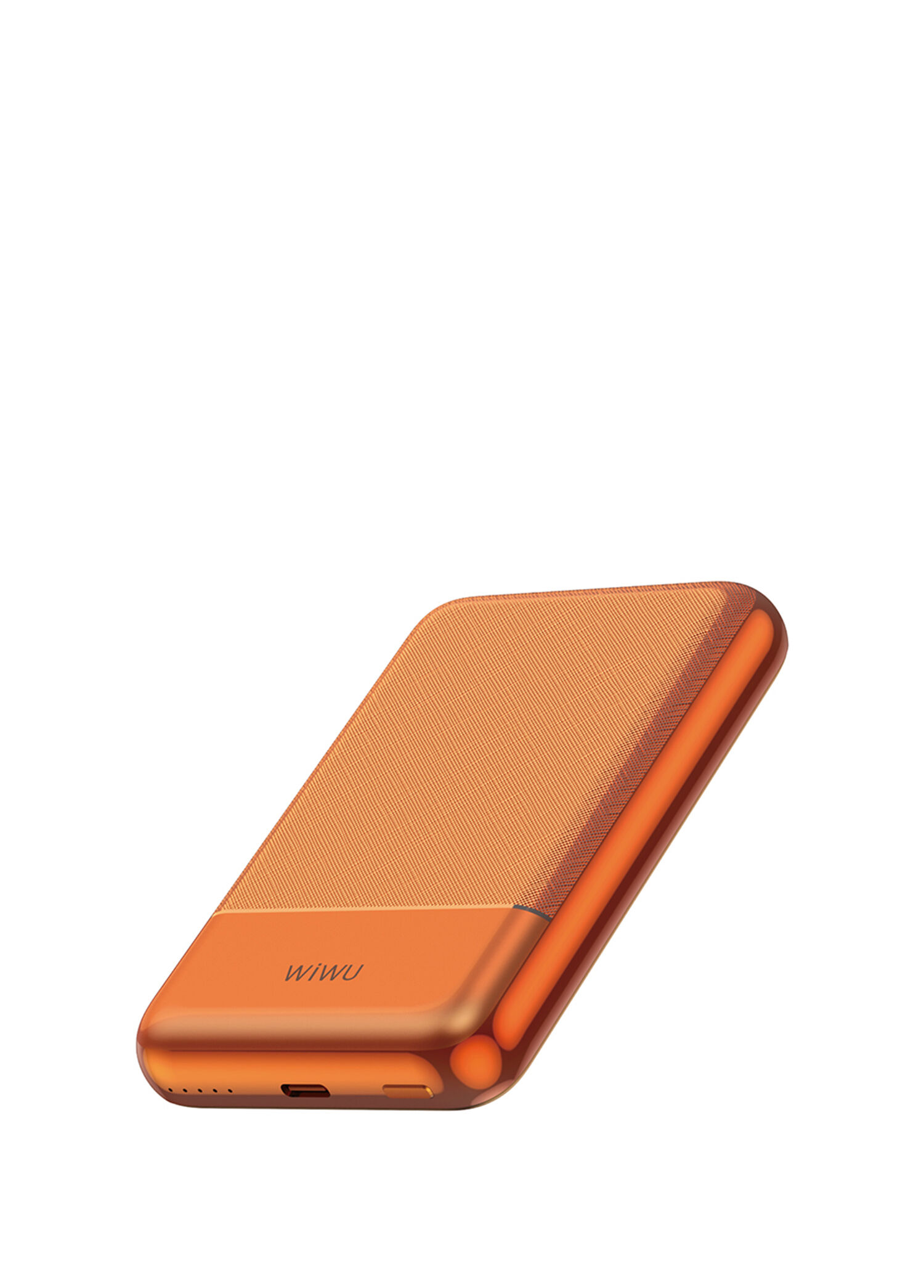 Wi-P089 LED Göstergeli PD 20W Turuncu Kablosuz Powerbank 10.000 mAh 15W