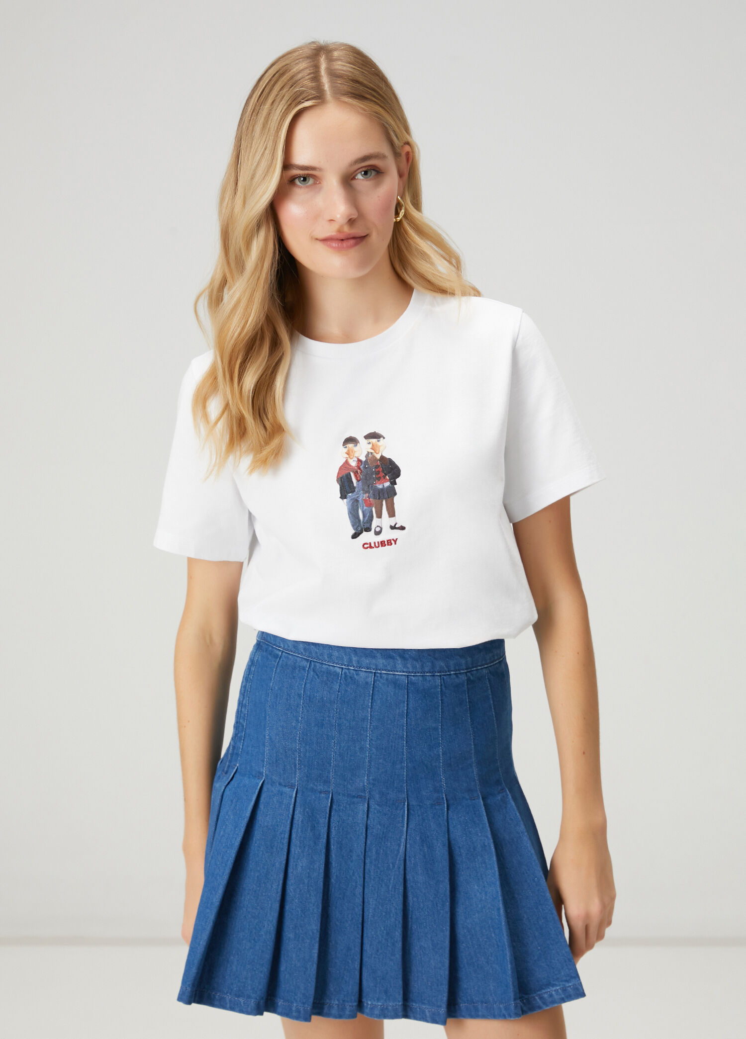 Clubby Beyaz T-shirt