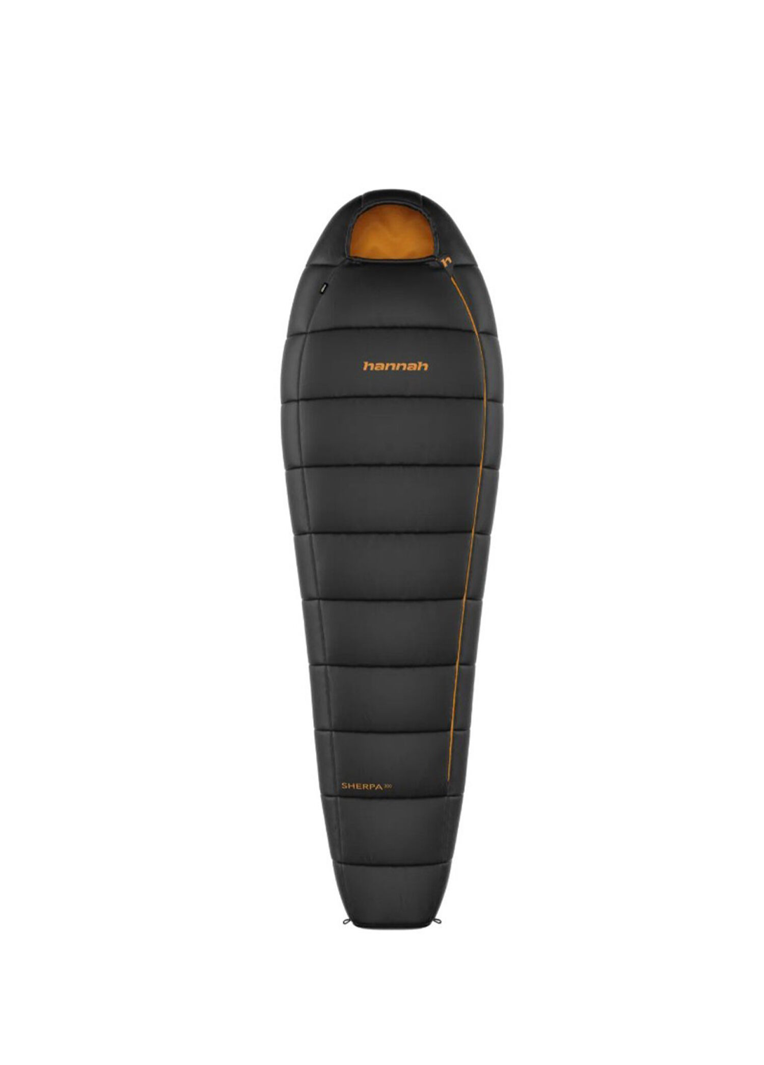 Sherpa 300 Jet Black İnca Gold Sağ Tek Kişilik Uyku Tulumu