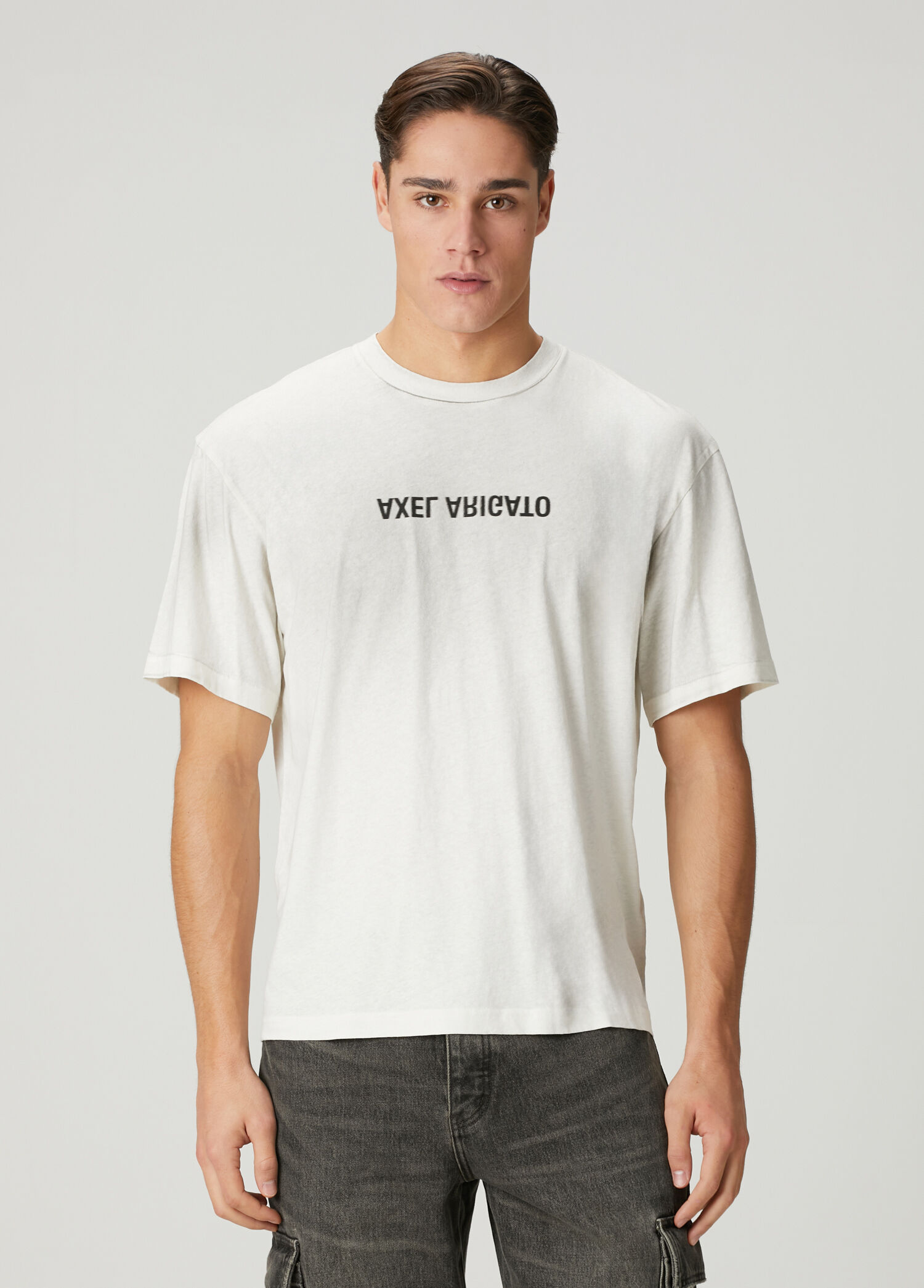 Distort Beyaz Organik Pamuk T-shirt