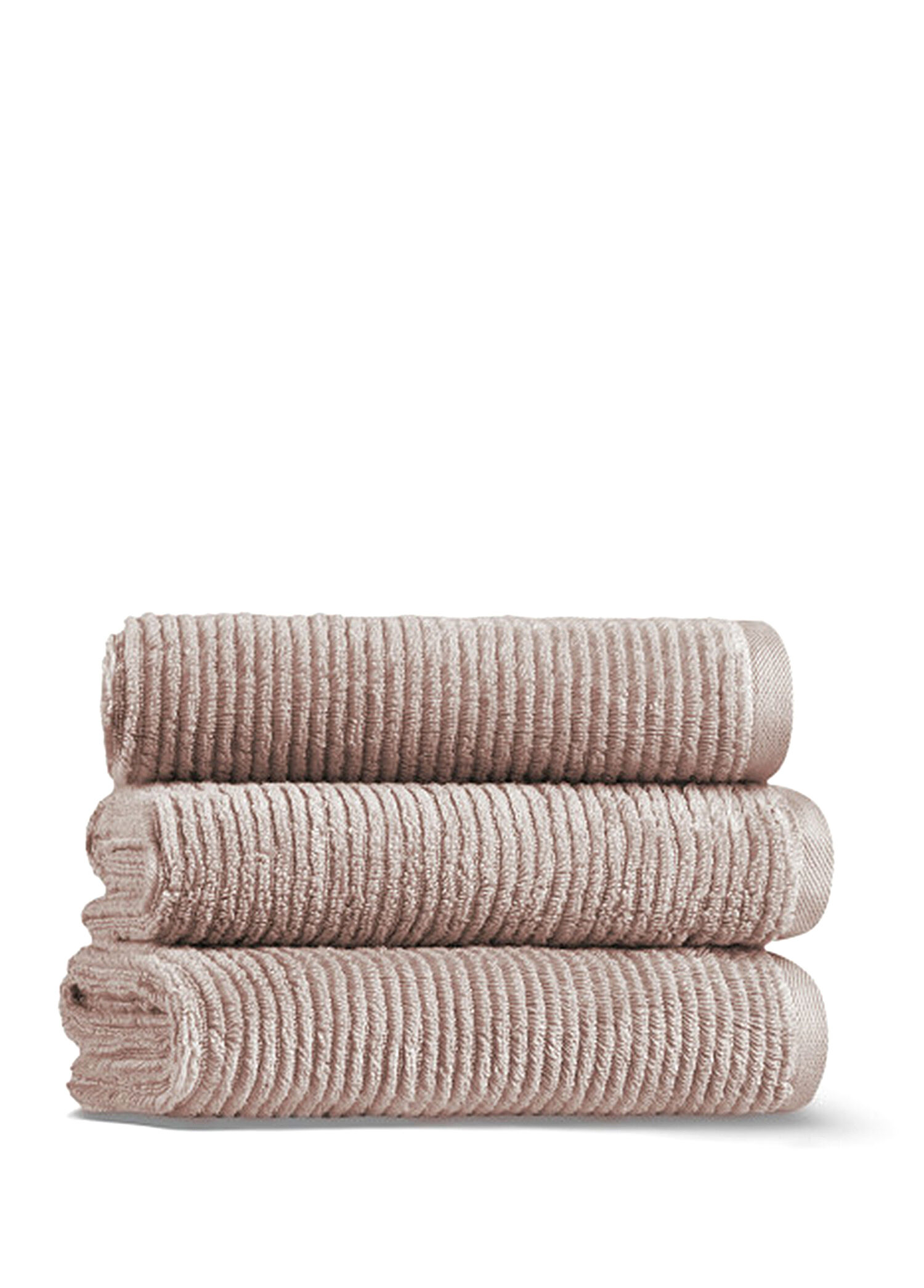 Slim Ribbed Fibrosoft ® Quartz Pamuklu Tekli El Havlusu 30 x 40 cm
