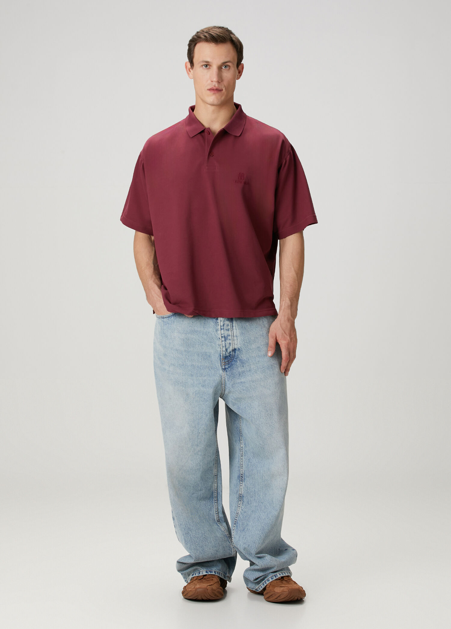 Mavi Baggy Jean Pantolon