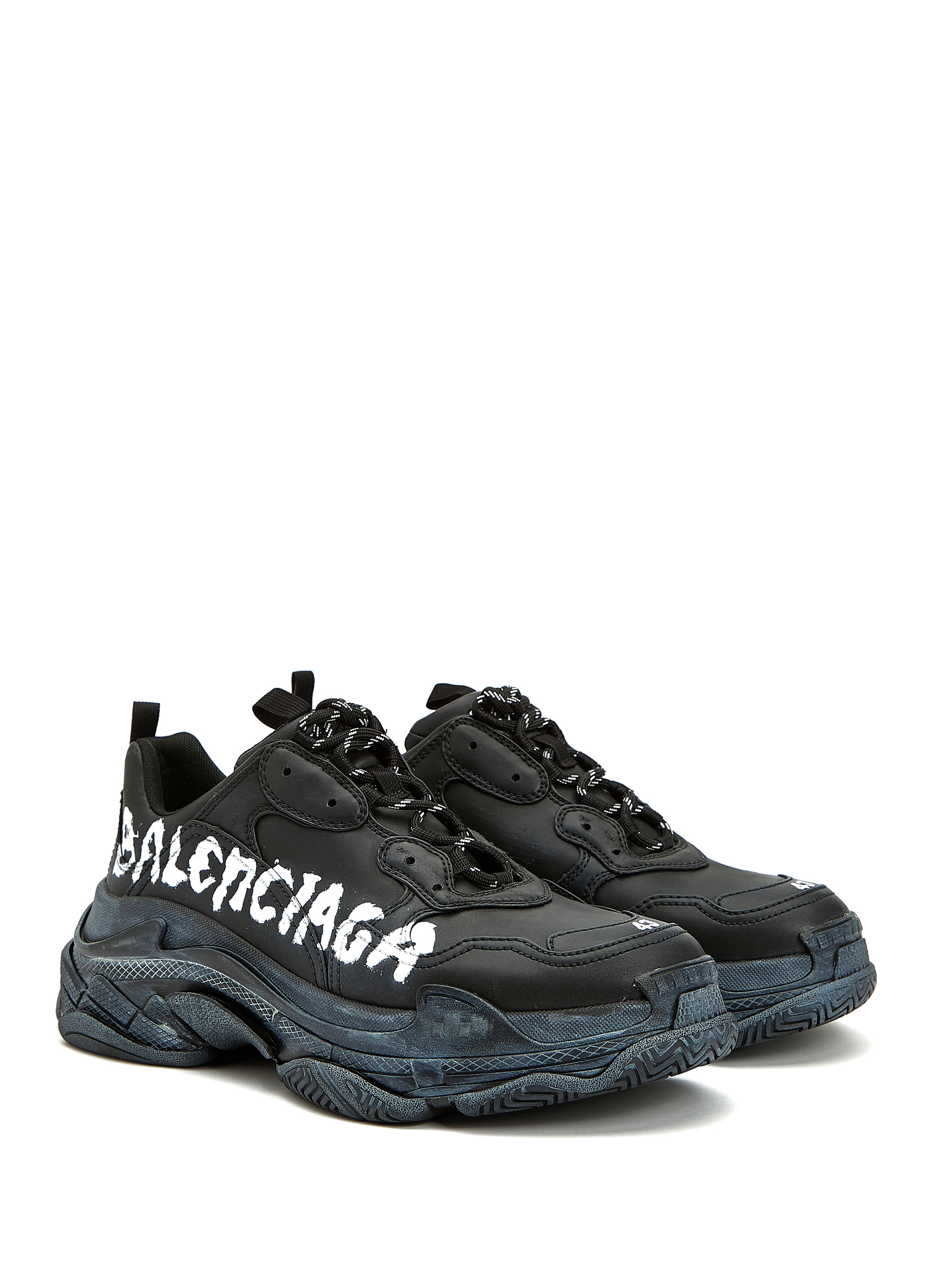 BALENCIAGA Triple S 39 ブラック　８月末まで値下げ BALENCIAGA Triple S 39 ブラック 8月末まで値下げ - メルカリ