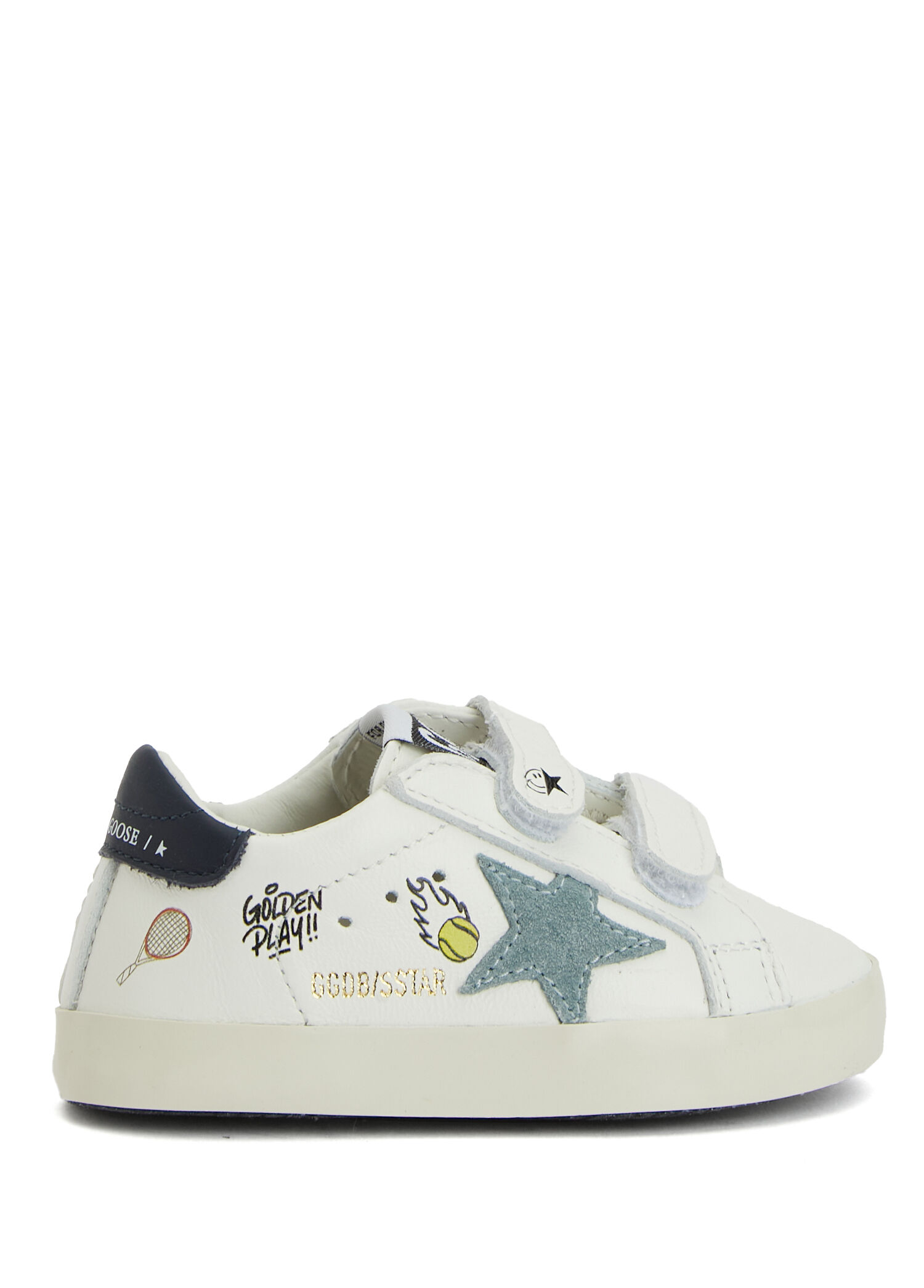 Sstar Beyaz Çocuk Deri Sneaker