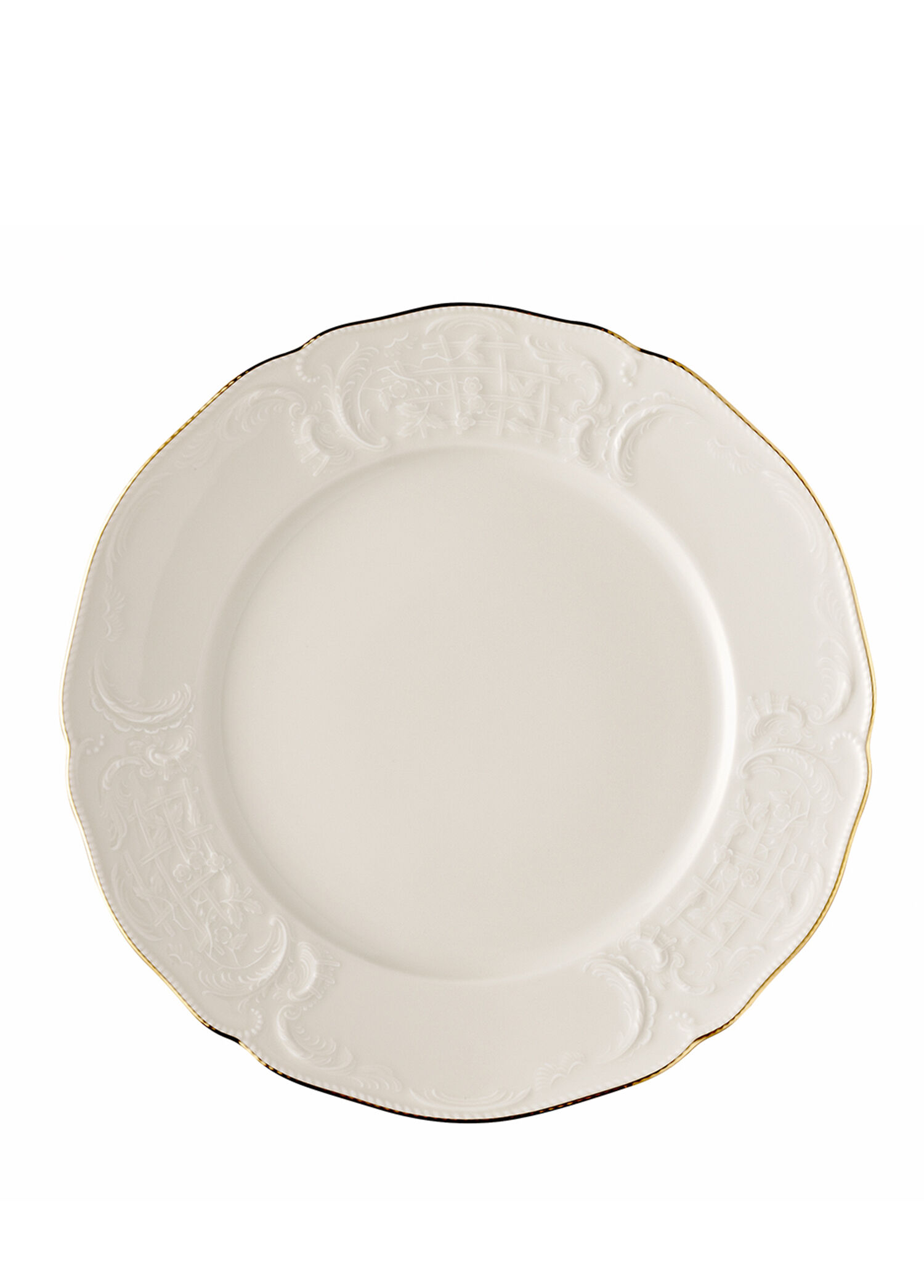 Sanssouci Elfenbein Gold Porselen Servis Tabağı 32 cm