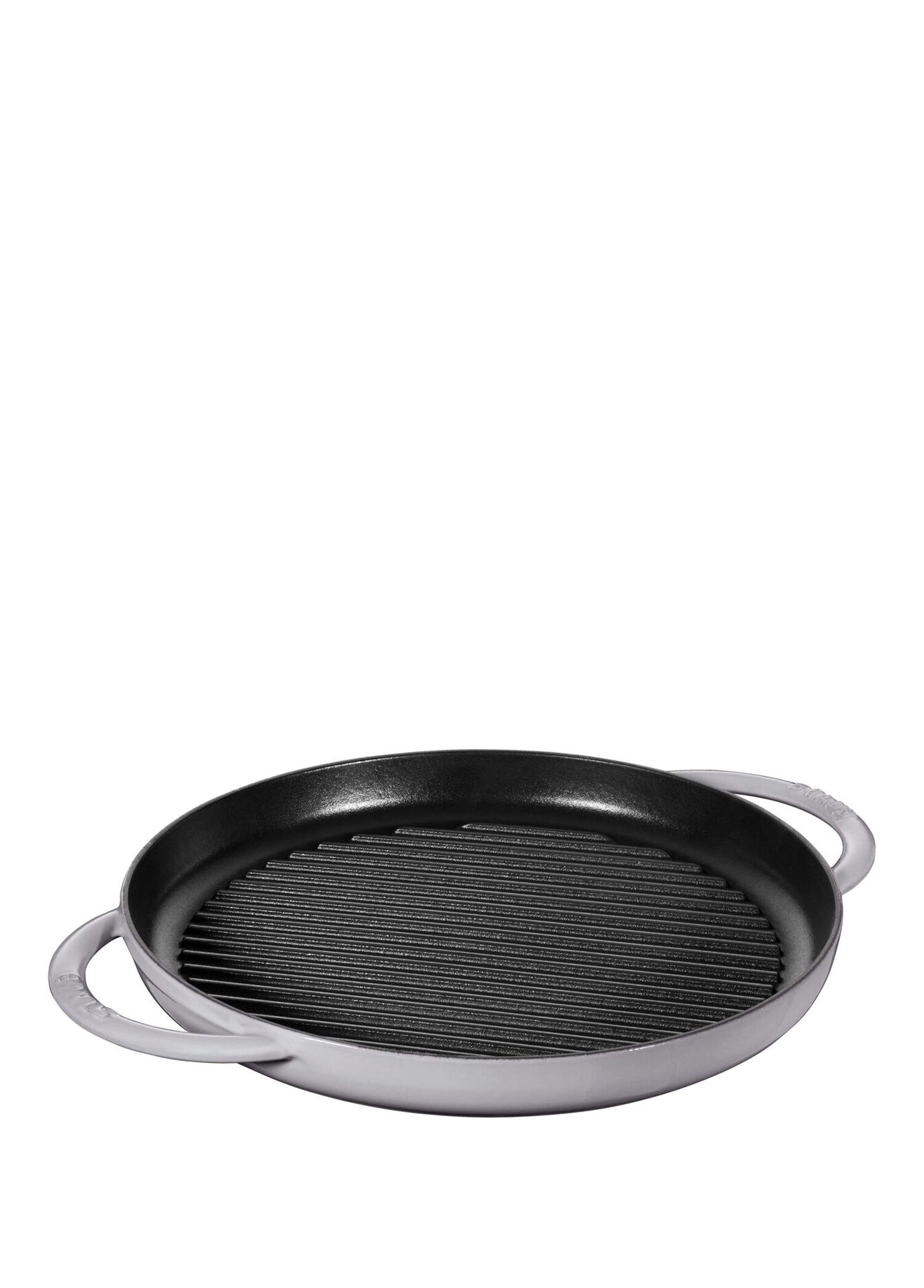 La Cocotte Beyaz Çift Kulplu Döküm Demir Izgara Tava 30 cm