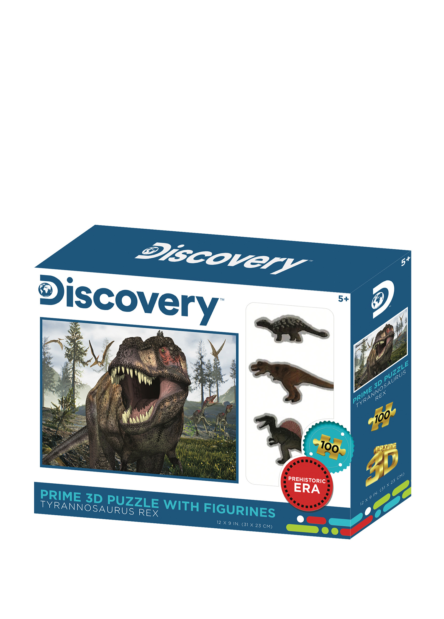 15547 Tyrannosaurus Rex 100 Parça Puzzle ve Figür Set