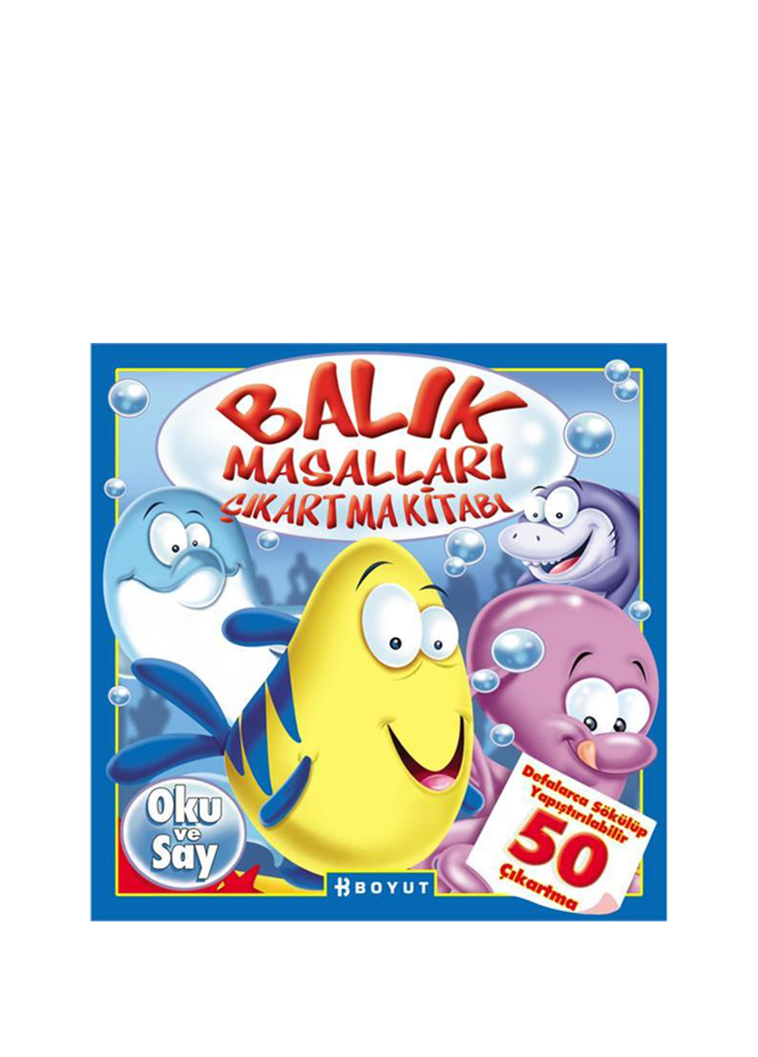 Balık Masalları Çıkartma Kitabı