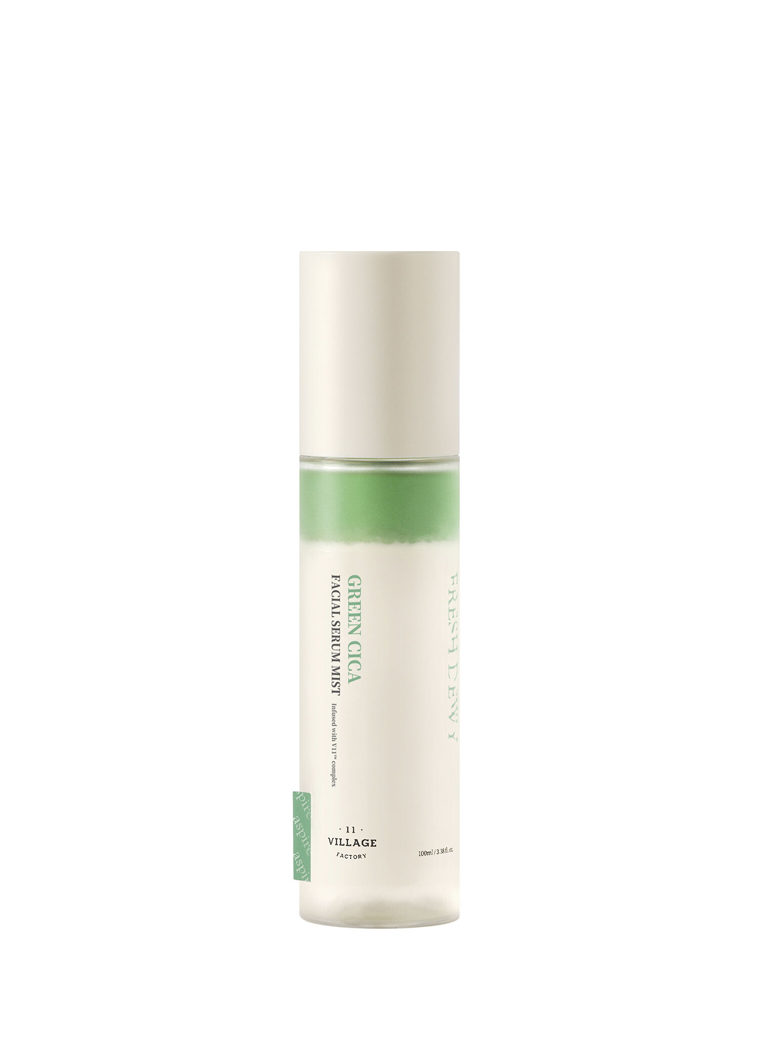 Fresh Dewy Green Cica Facial Onarıcı & Sakinleştirici Vegan Mist Cilt Serumu 100 ml