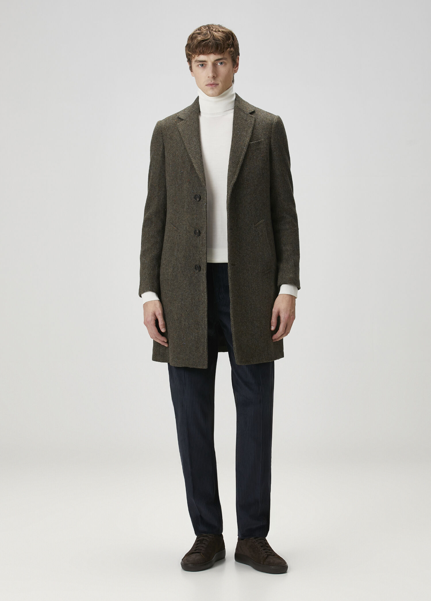 Lacivert Kadife Pantolon