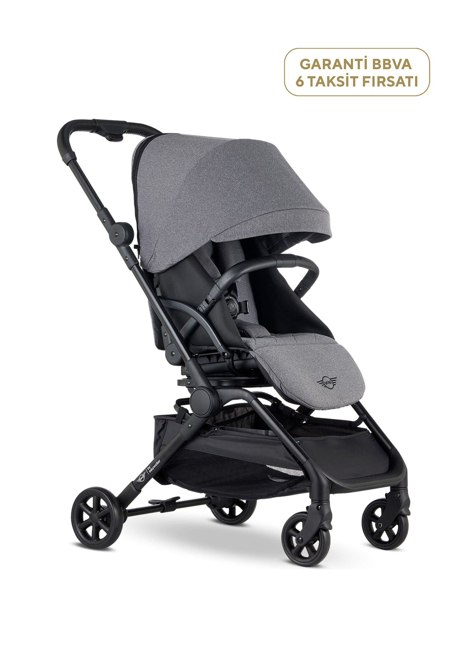 Buggy TURN² Soho Grey Otomatik Katlanan Bebek Arabası