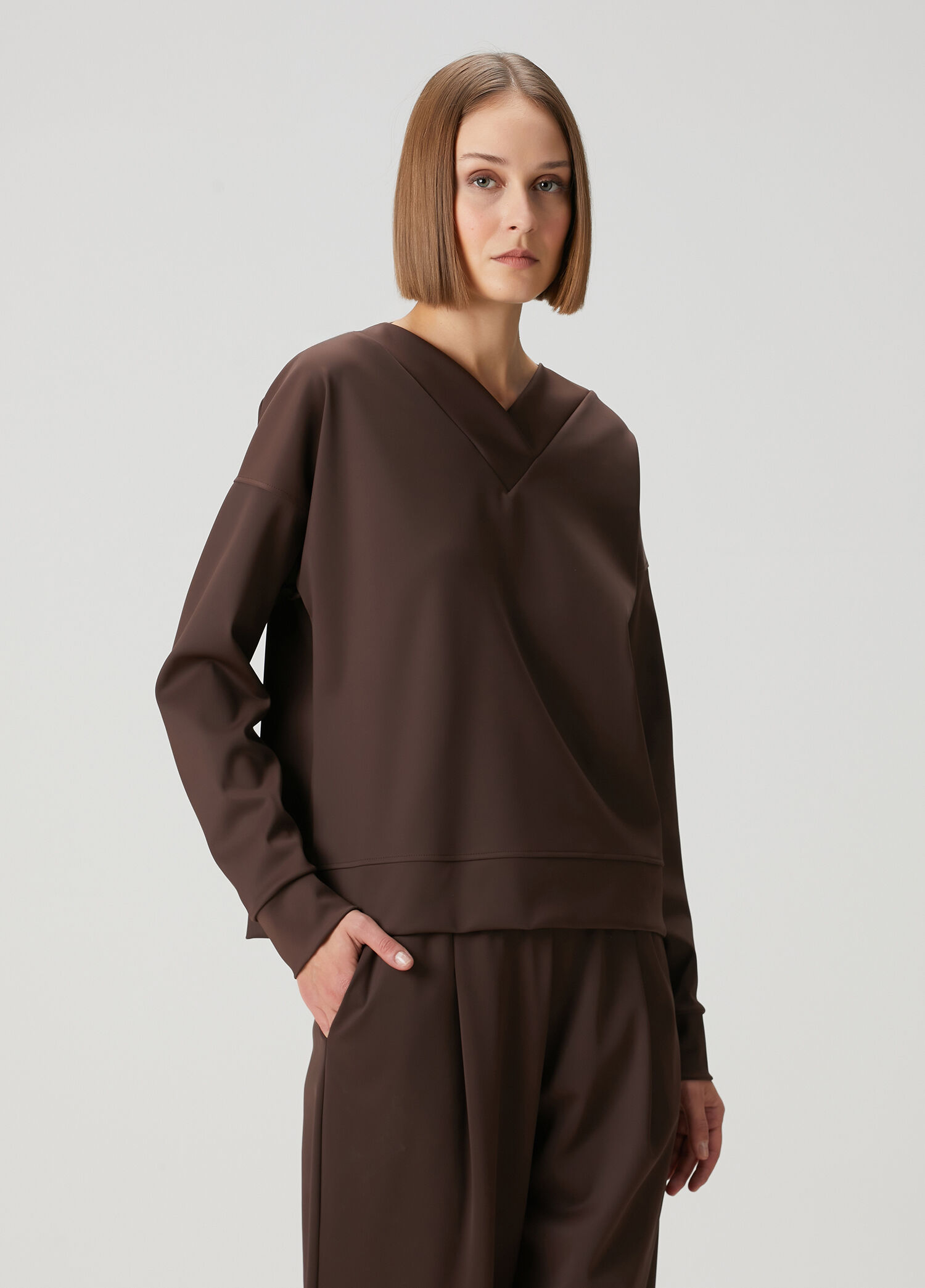 Kahverengi Sweatshirt
