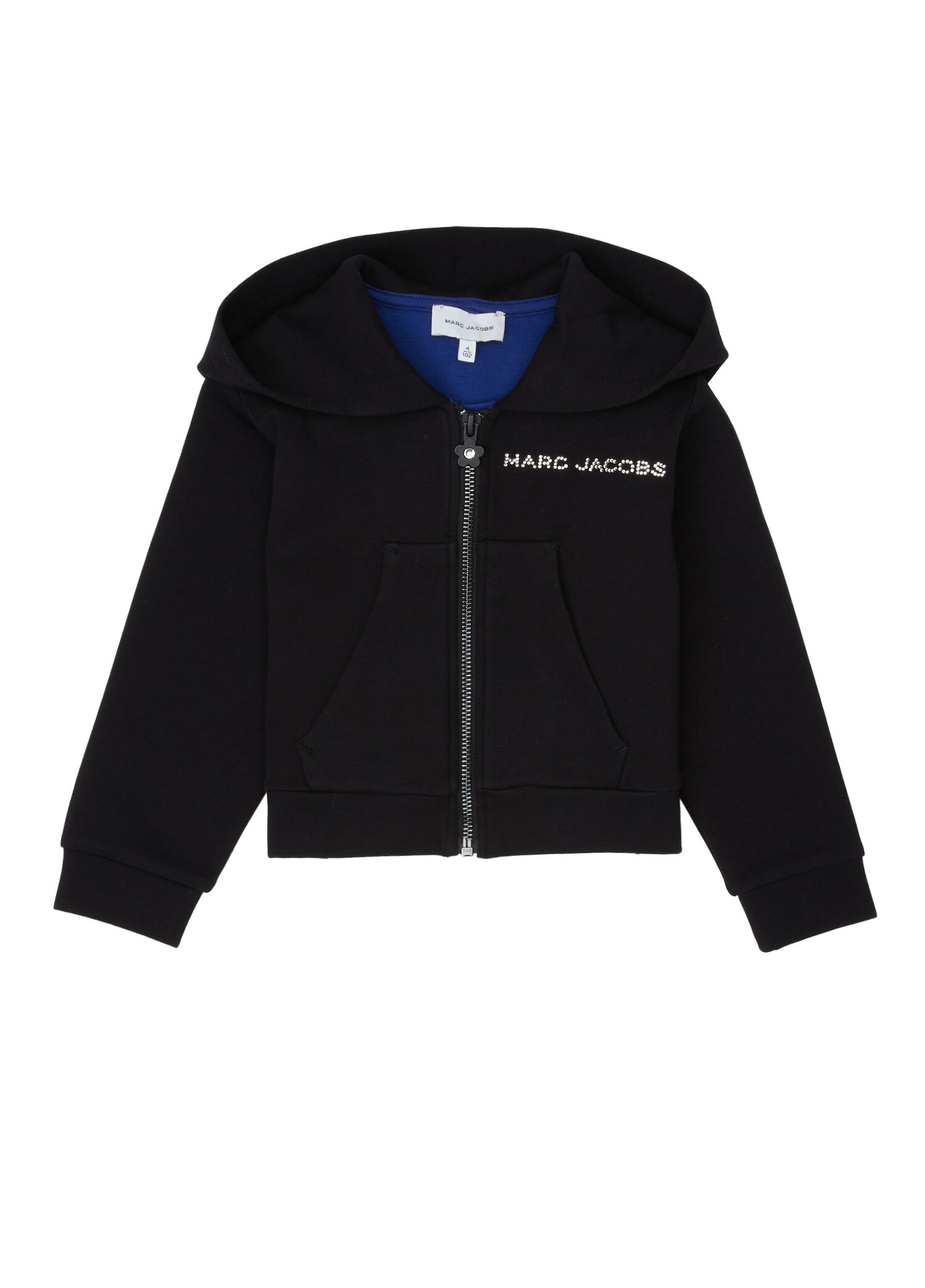 P Marc Jacobs Black Hooded Girls Sweatshirt