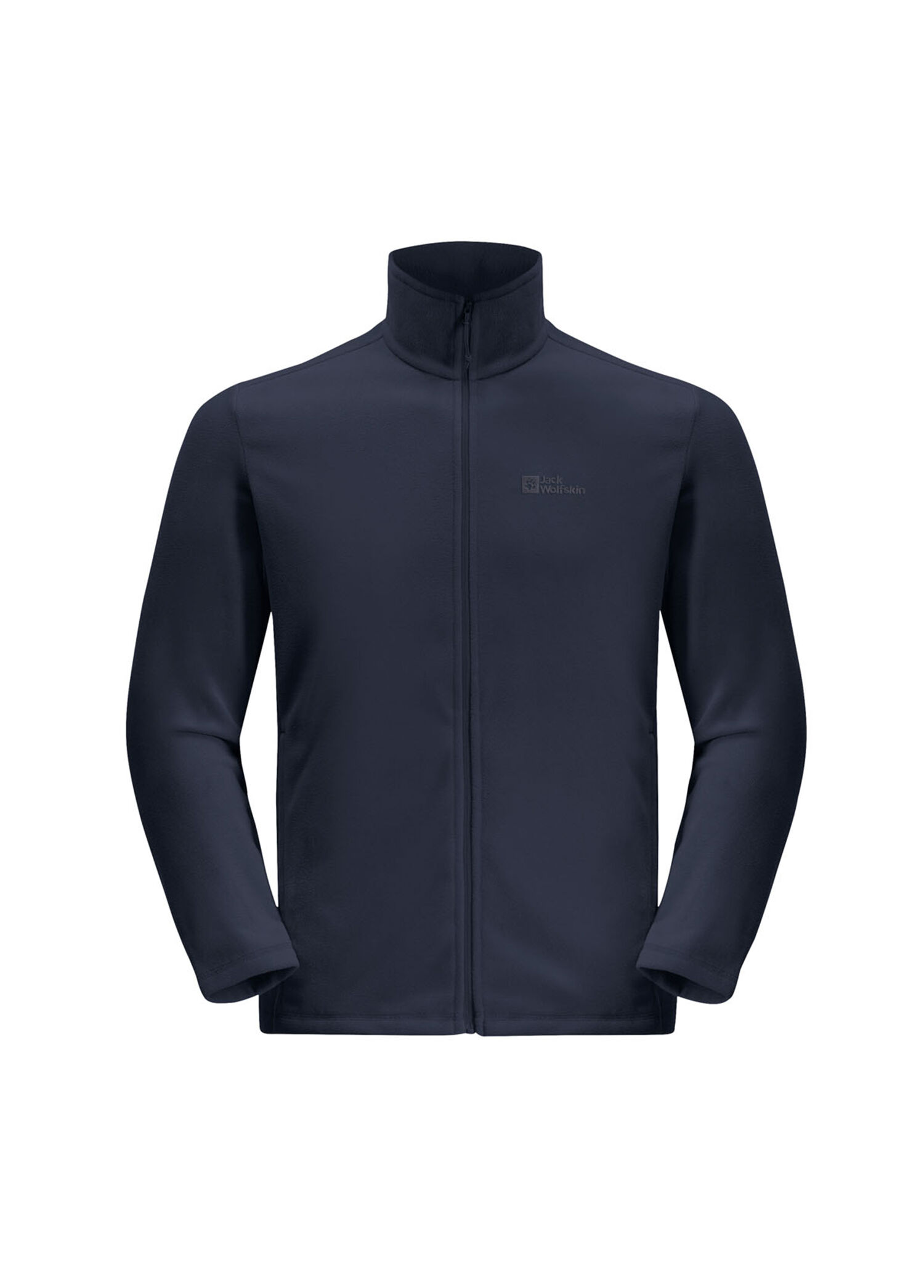 Taunus Mavi Polar Fermuarlı Erkek Spor Ceket