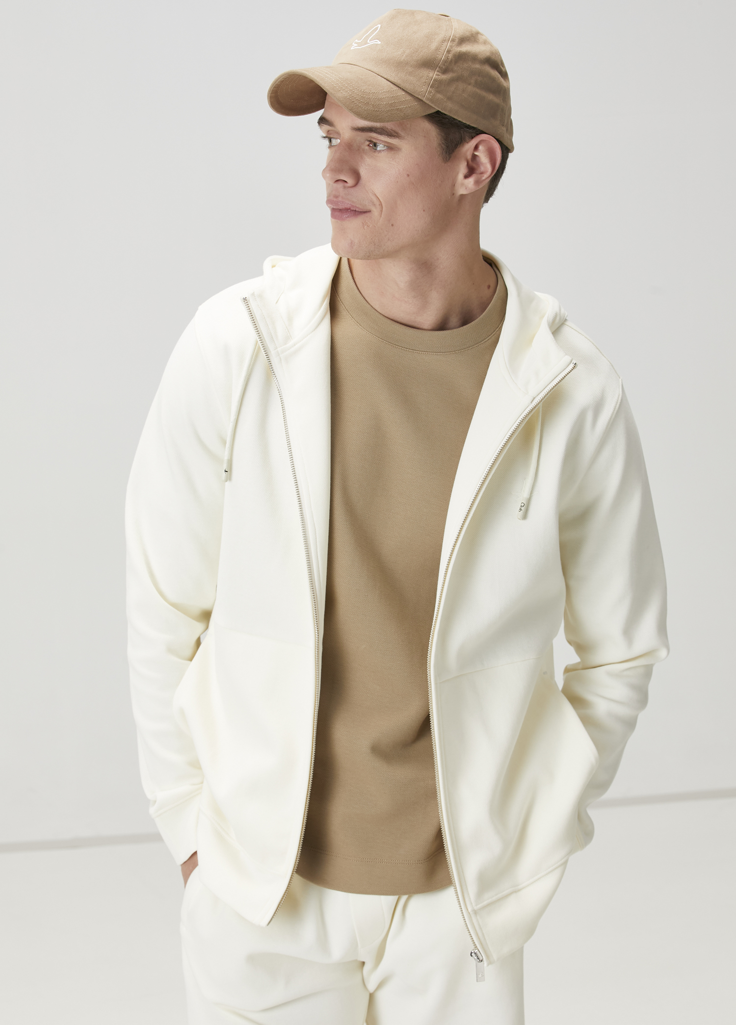 Vizon Logo Nakışlı Basic T-shirt_1