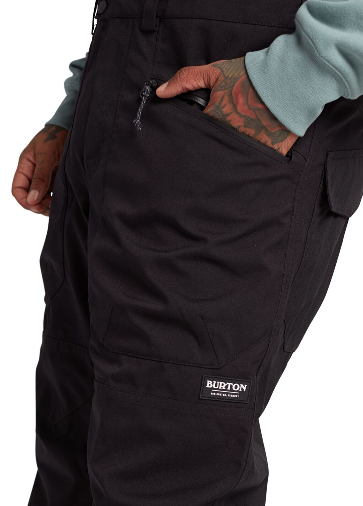 Burton Siyah Erkek M Reserve 2L Bib PT Erkek Snowboard Tulum