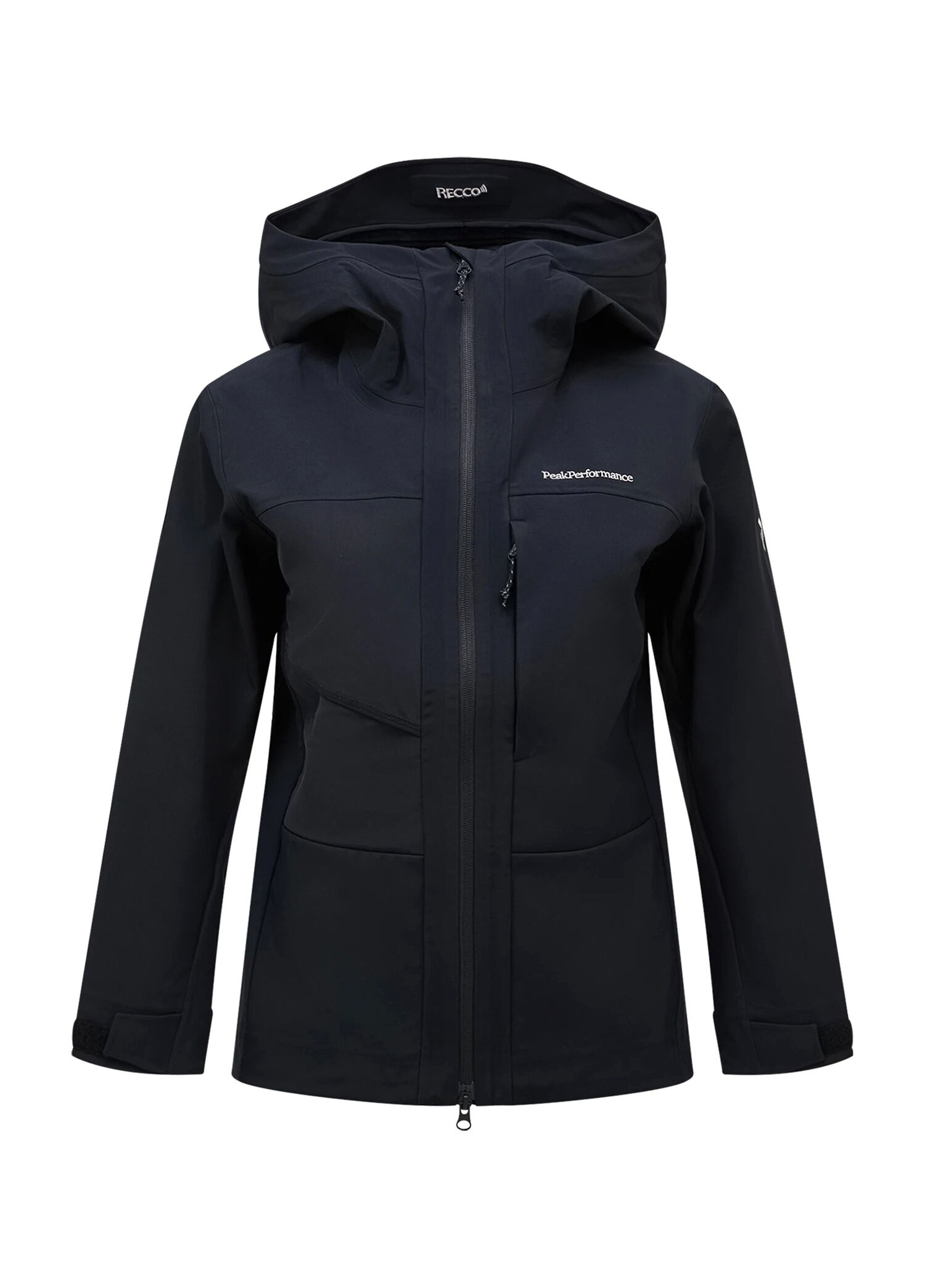 Ascent Softshell Siyah Kadın Kayak Montu