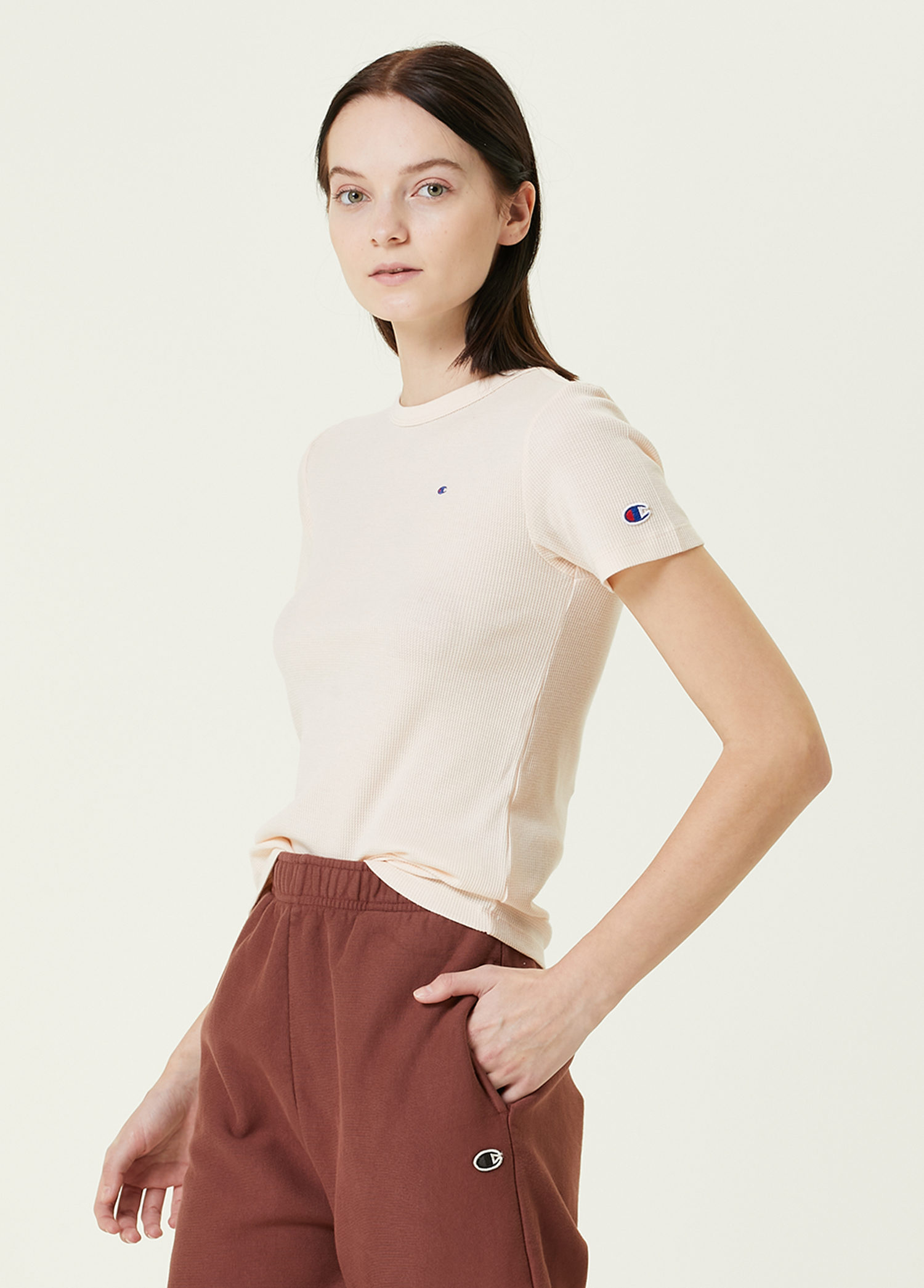 Beymen Krem Logo Detaylı T-shirt. 3 Beymen Krem Logo Detaylı T-shirt. 3