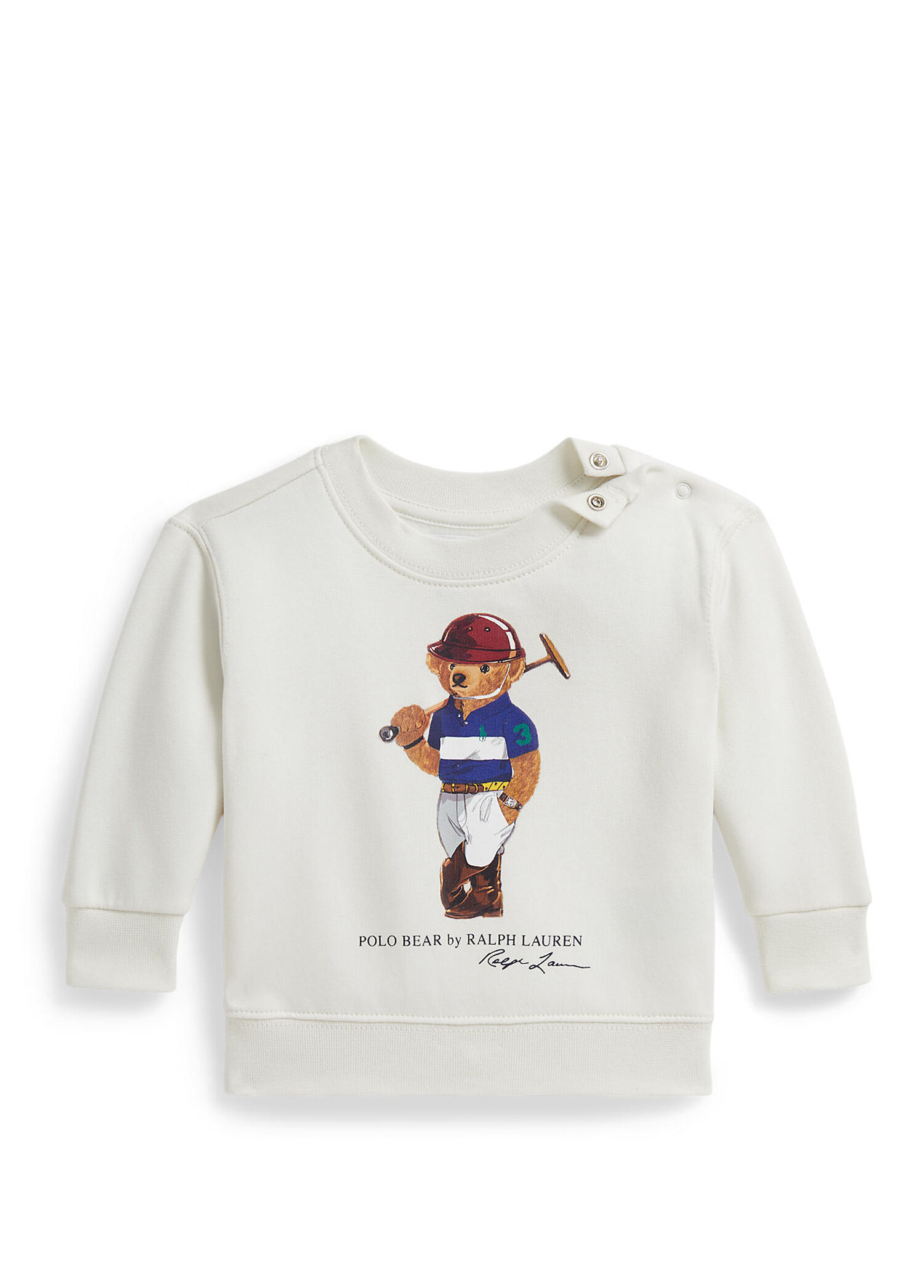 Beyaz Erkek Bebek Sweatshirt