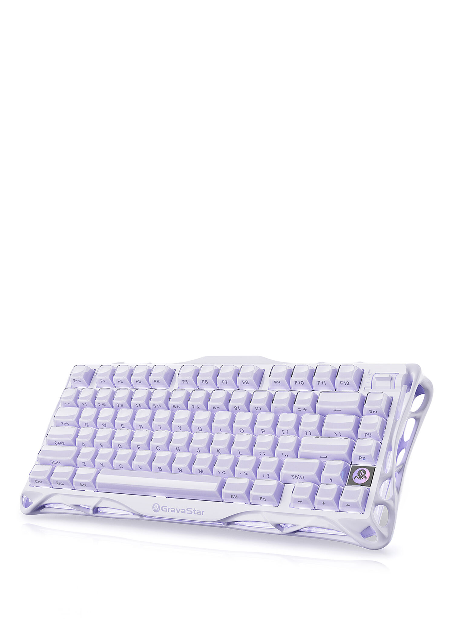 Mercury K1 Lavender Purple İngilizce Q RGB Kablosuz Mekanik Gaming Klavye