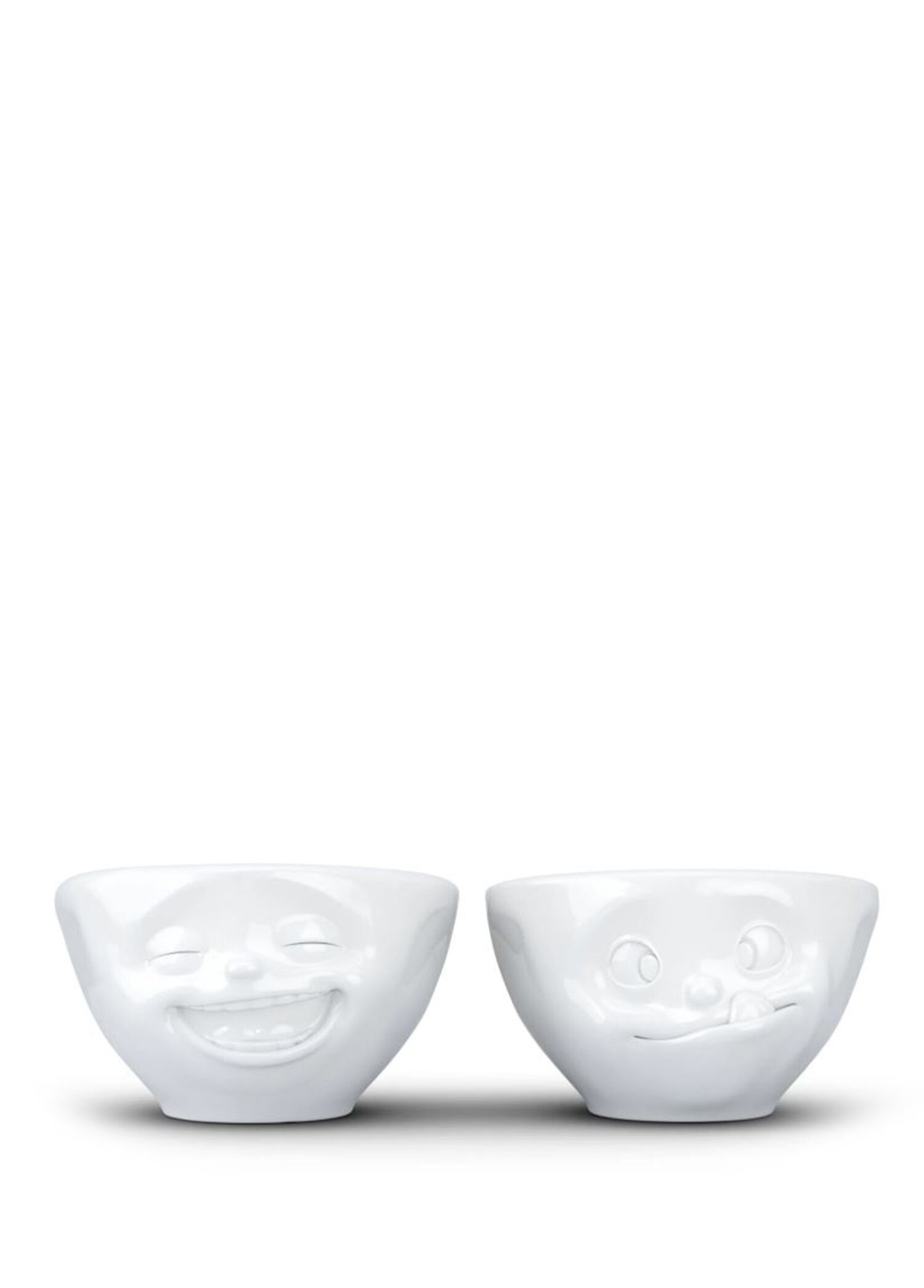 Laughing & Tasty Beyaz Porselen 2'li Kase Seti