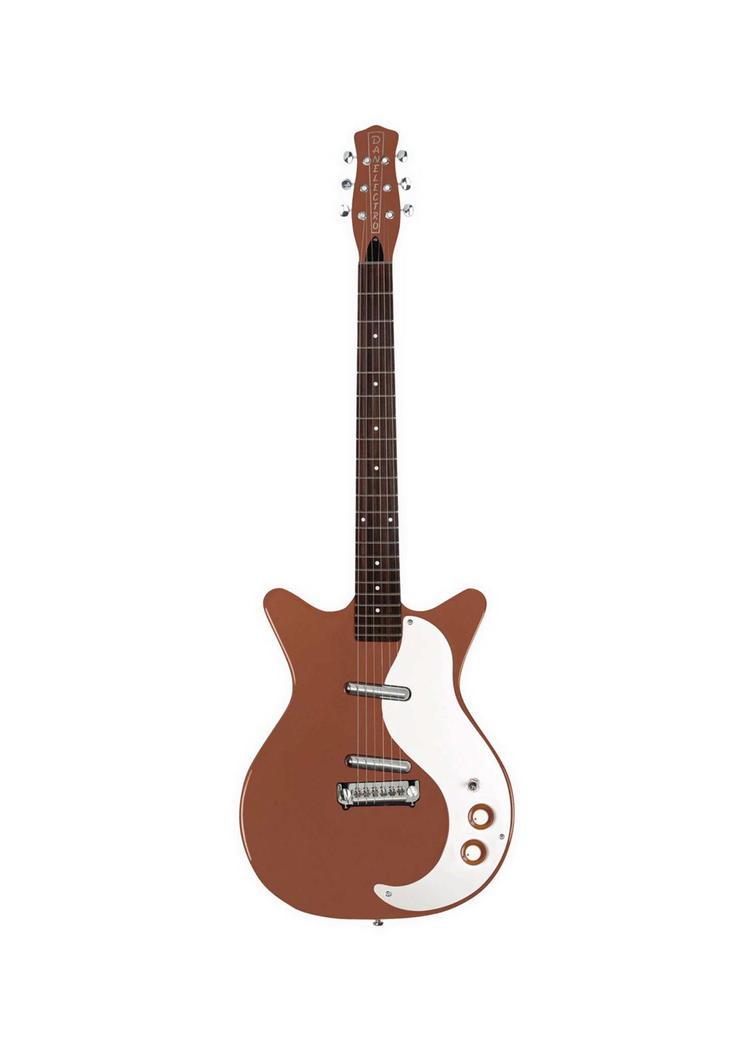 59MNOSCOP Danelectro Kahverengi Elektro Gitar