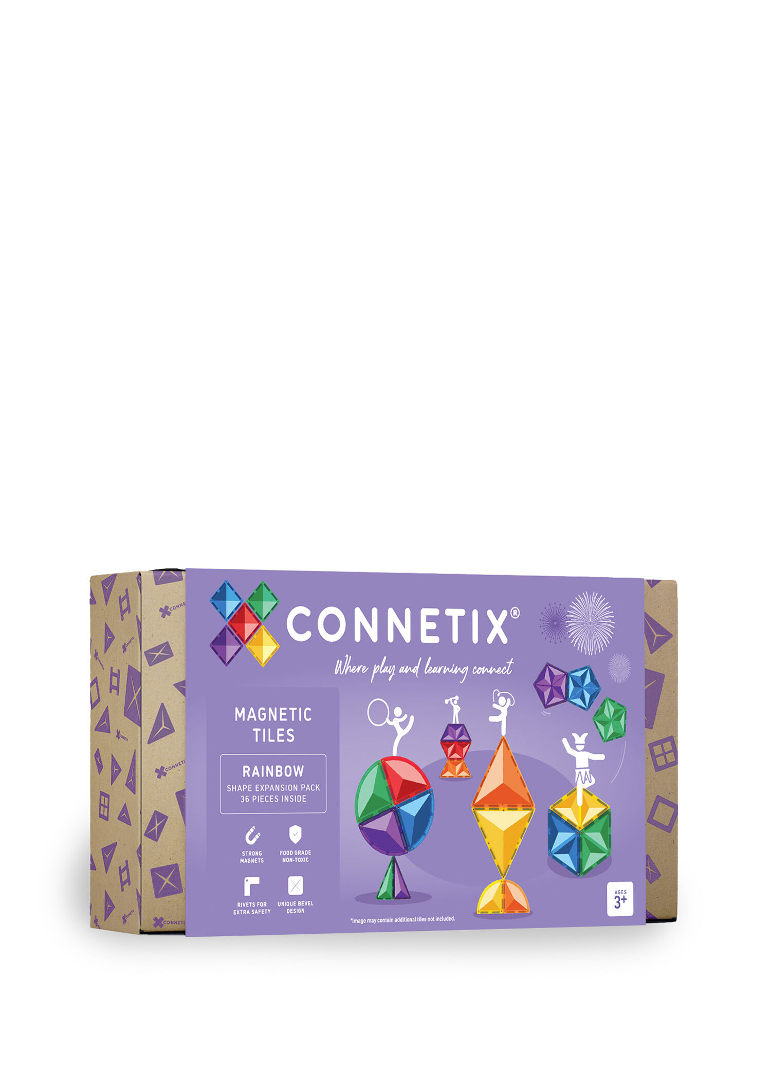 Connetix Rainbow Shape Expansion Manyetik Bloklar 36 Parça 3+ Yaş Yapım Seti