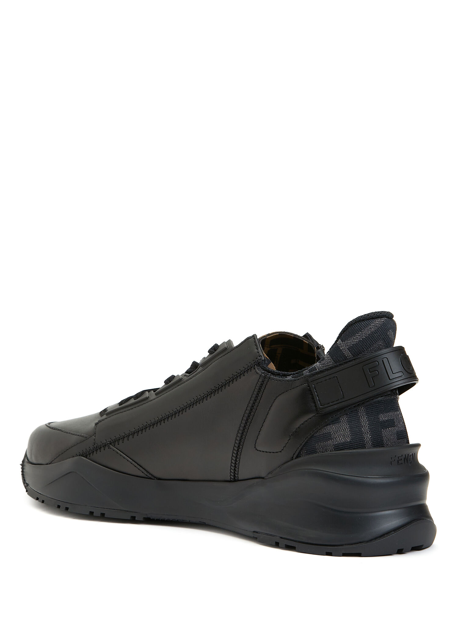 Black Fendi Black Men Black Mens Leather Sneakers 1552567 | Beymen