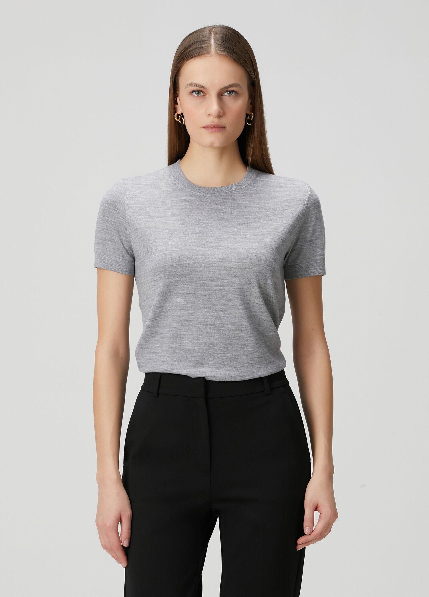 Gri Yün T-shirt