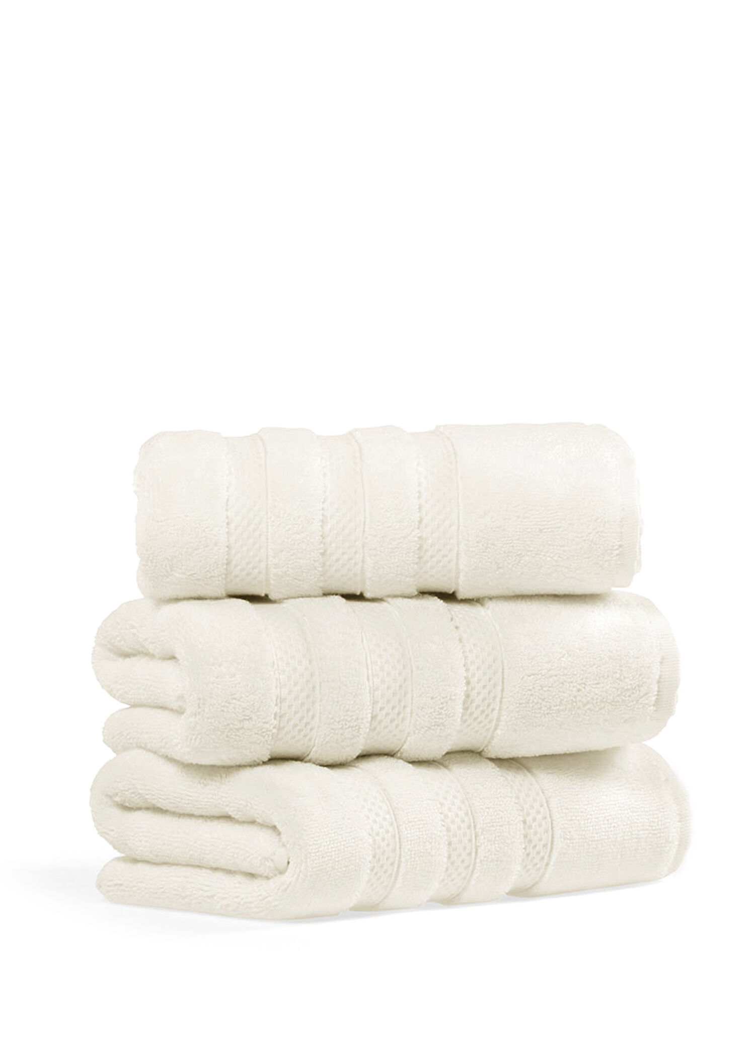 Kinsey Aerocotton® Ivory Pamuklu Tekli El Havlusu 30 x 50 cm