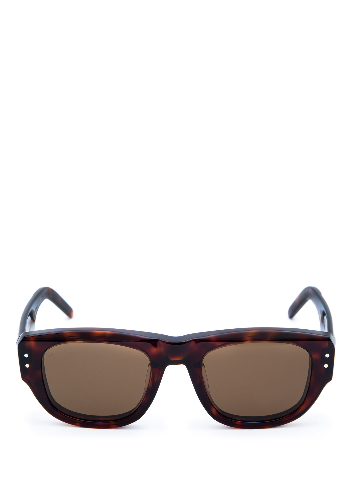 London Heritage Collection Kahverengi Asetat Unisex Güneş Gözlüğü