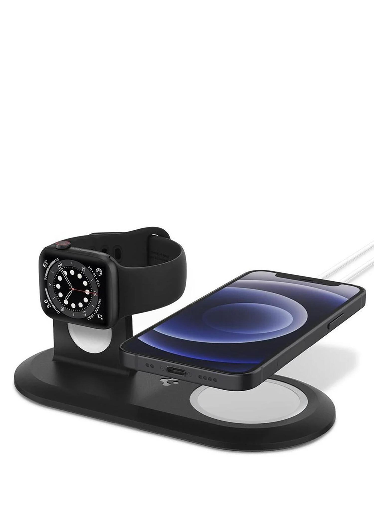 MagFit Duo 2in1 MagSafe Apple Watch Uyumlu Black Stand Dock Ünitesi AMP02796