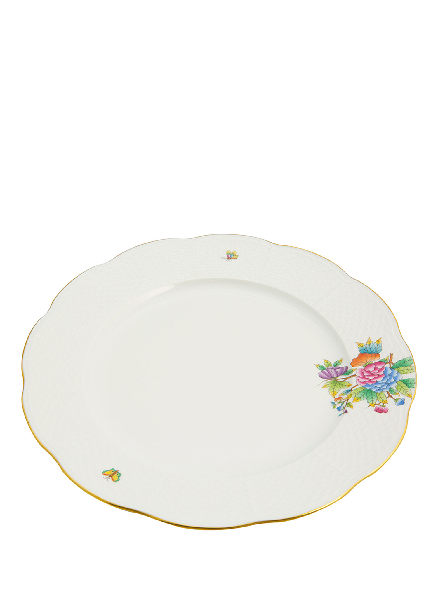 Petite Victoria Desenli Porselen Yemek Tabağı 28.5 cm