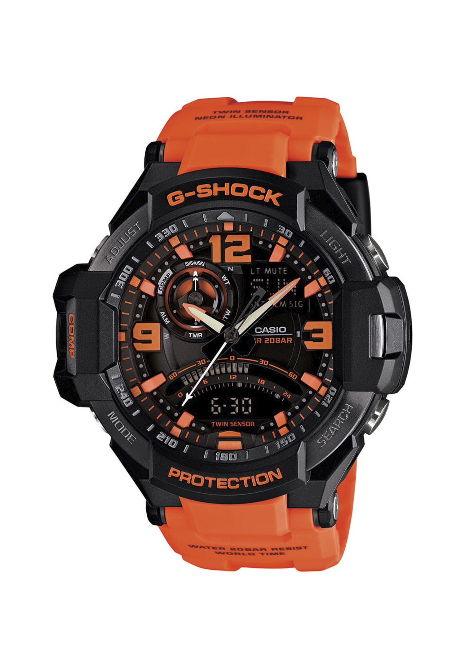 G-Shock GA-1000-4ADR Turuncu Erkek Kol Saati