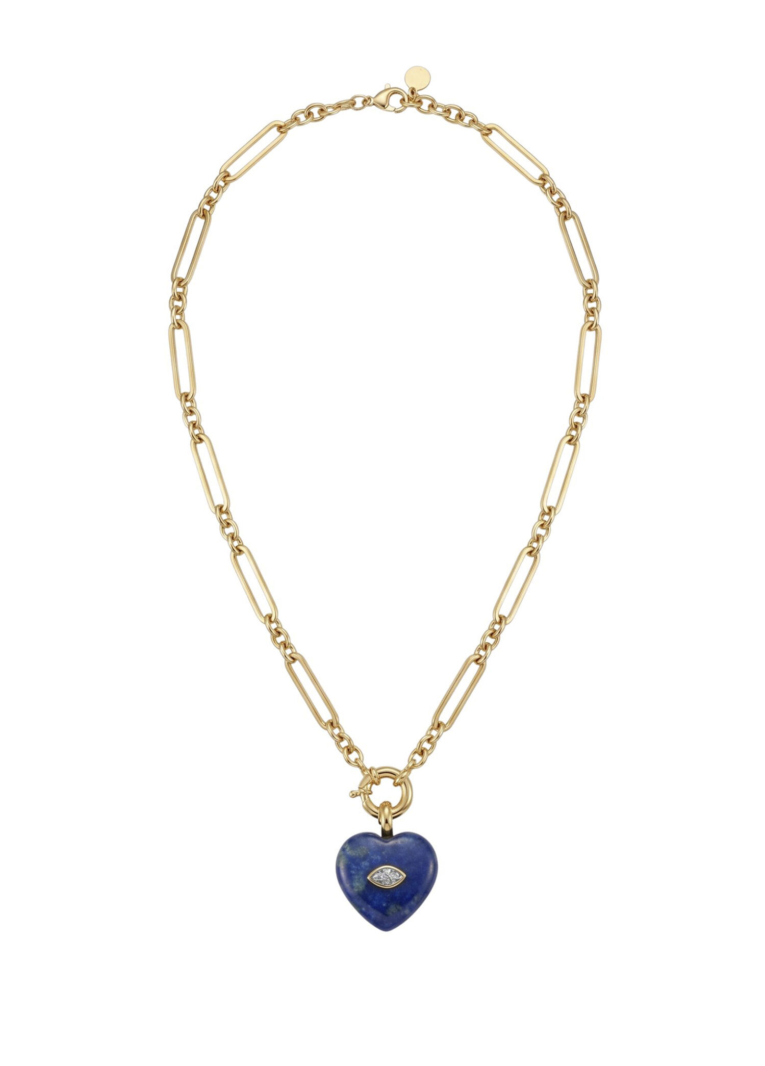 Starlove Delicate Lapis Doğal Taş Altın Kaplama Kadın Kolye