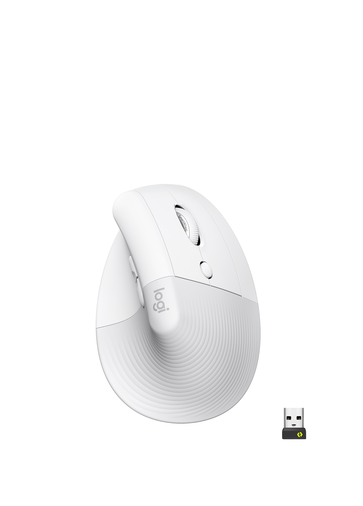 Lift Beyaz 910-006475 Sessiz Kablosuz Ergonomik Dikey Mouse