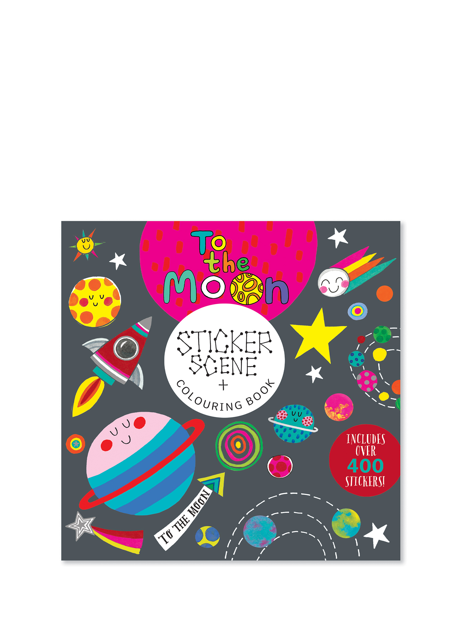 To The Moon Sticker Boyama Kitabı