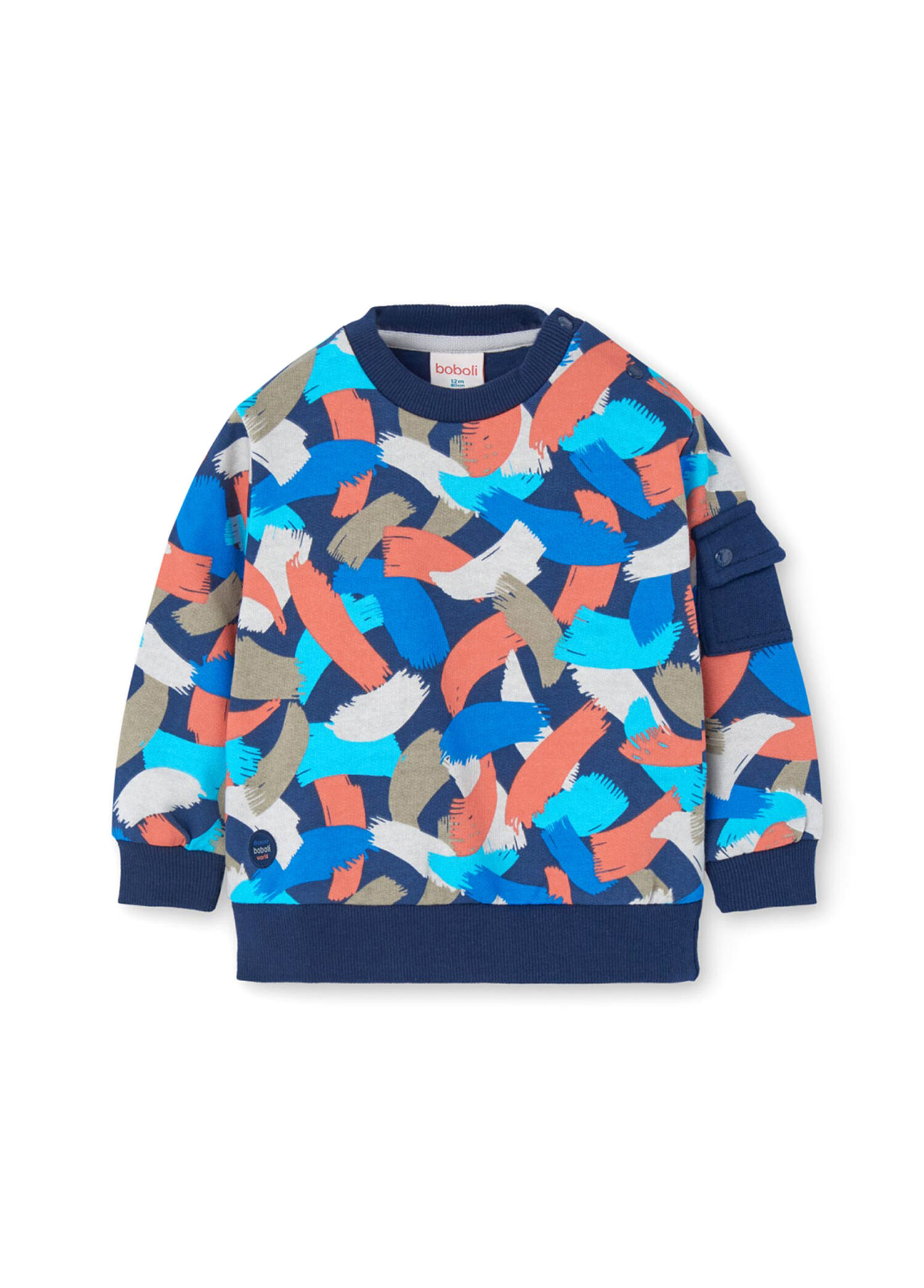 Yuvarlak Yaka Erkek Çocuk Sweatshirt