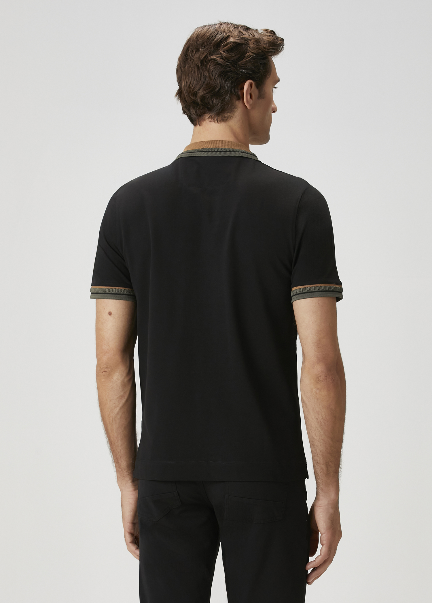 Comfort Fit Siyah T-shirt_4