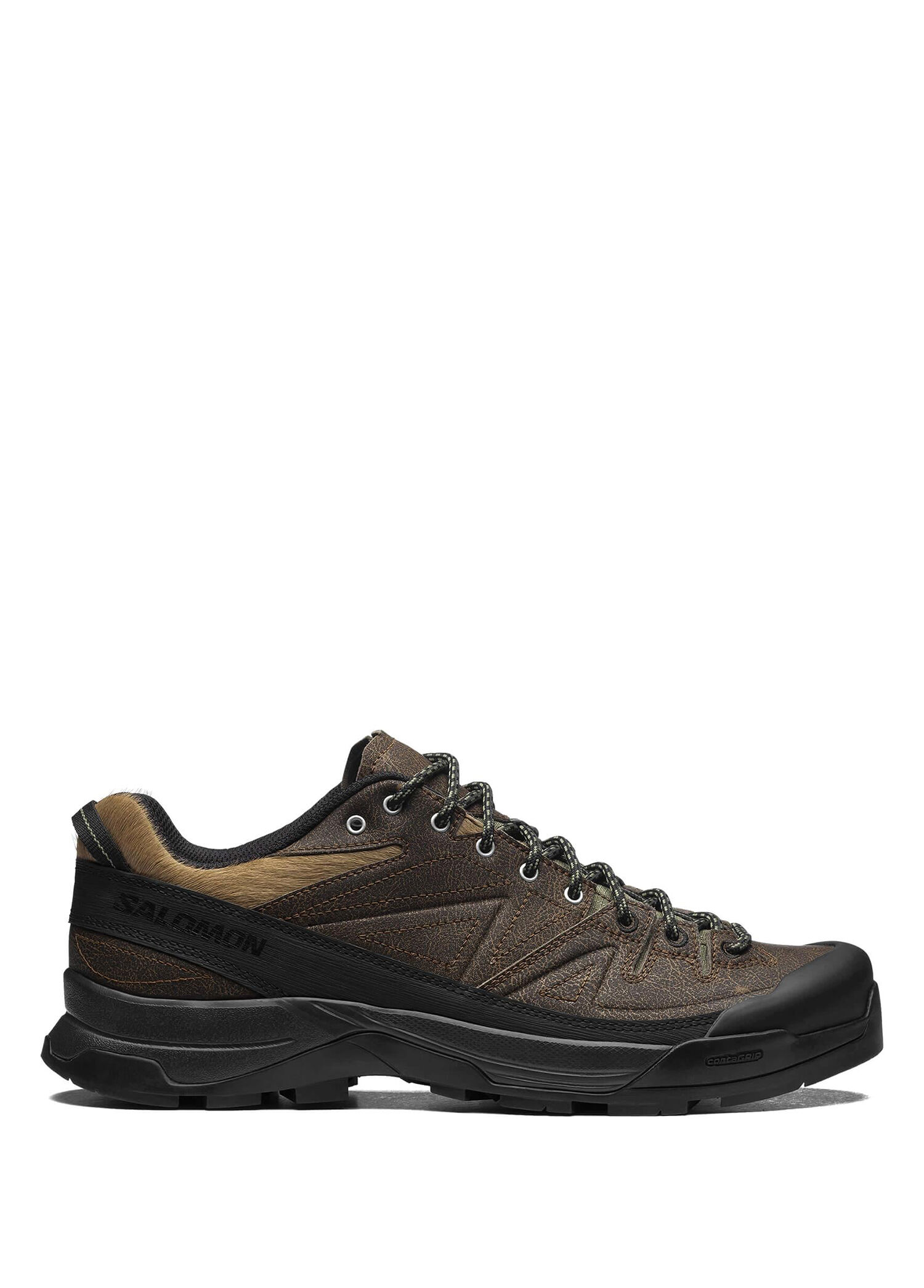 X-ALP Low Distressed Leather Dark Earth Unisex Sneaker