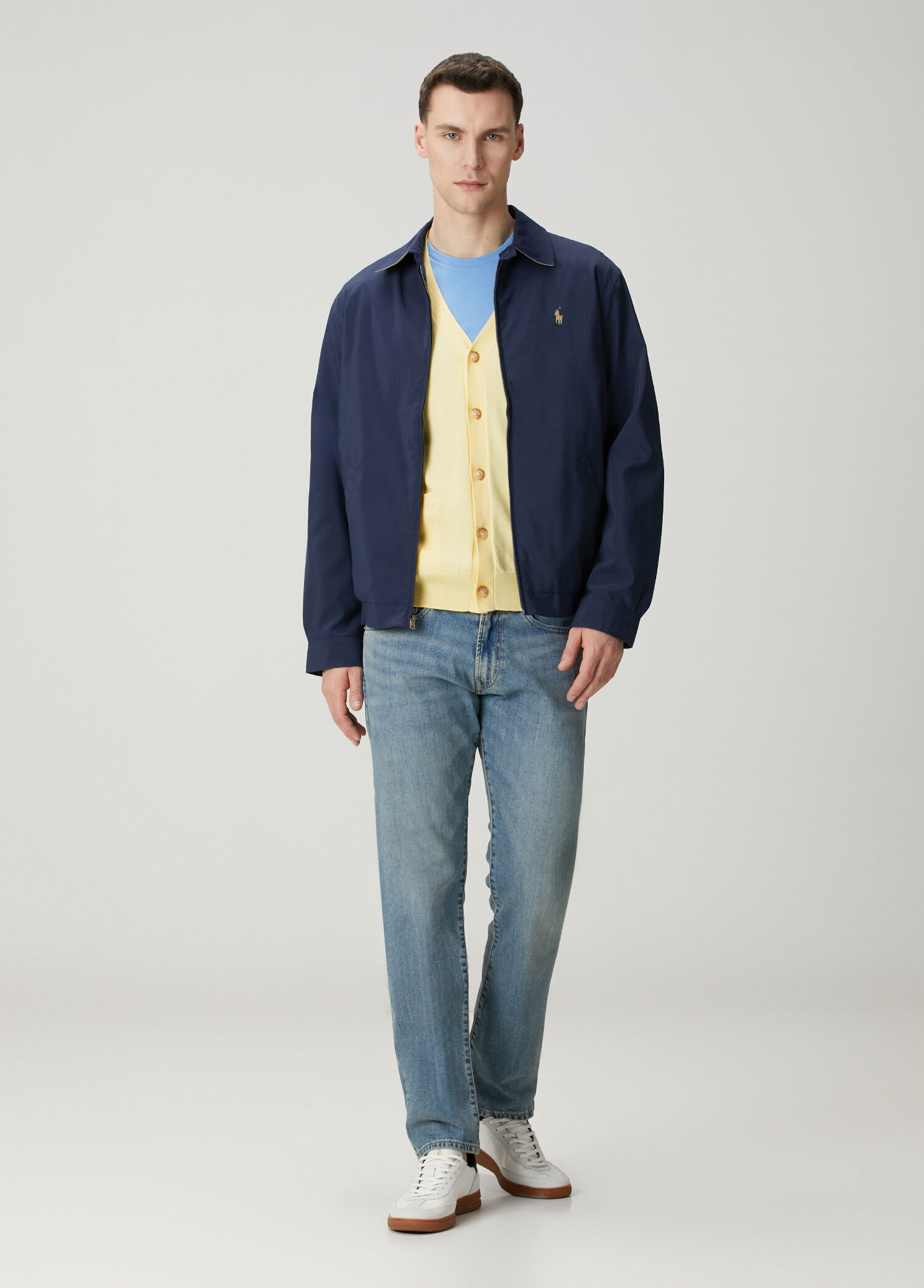 Polo Ralph Lauren Sarı Erkek Sarı V Yaka Triko Hırka 1915484 | Beymen