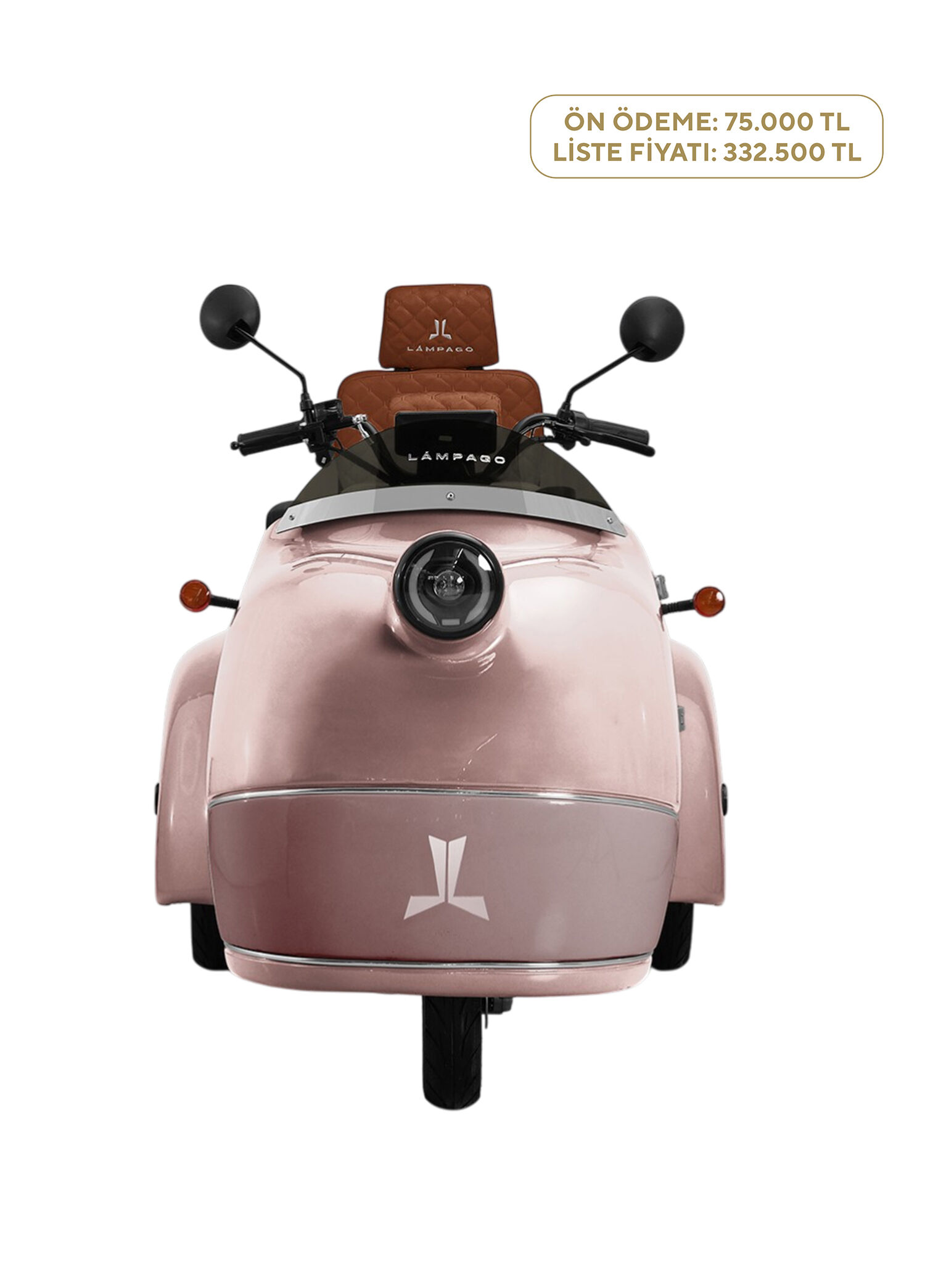 Elektirkli Pudra Moped Motosiklet