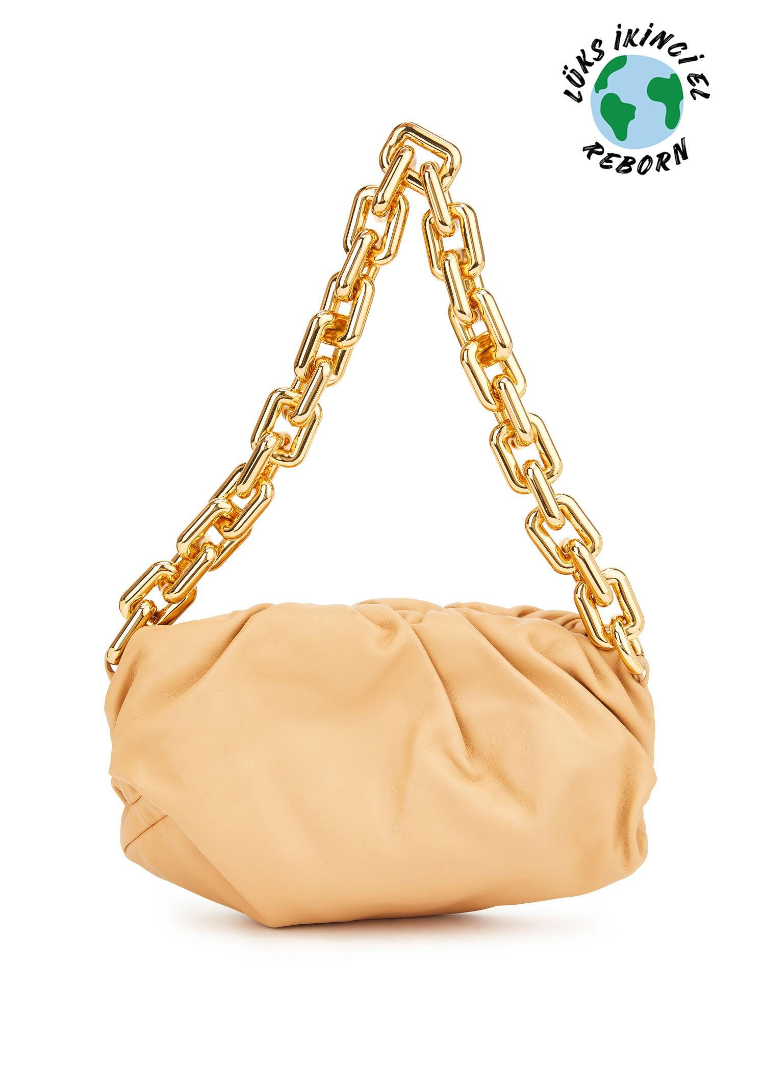 Bottega Veneta Leather Chain Çanta