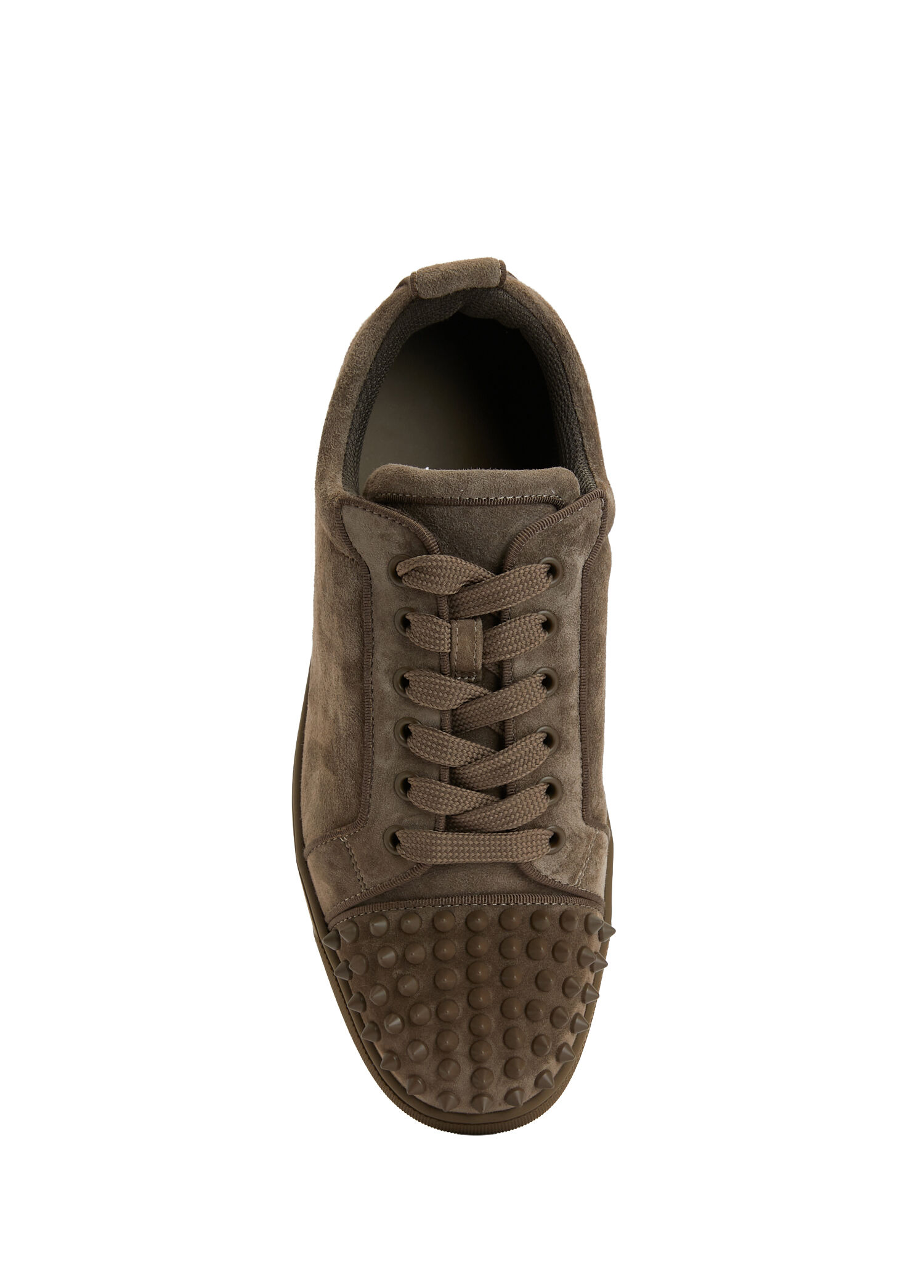 Christian Louboutin Koyu Gri Erkek Louis Erkek Deri Sneaker
